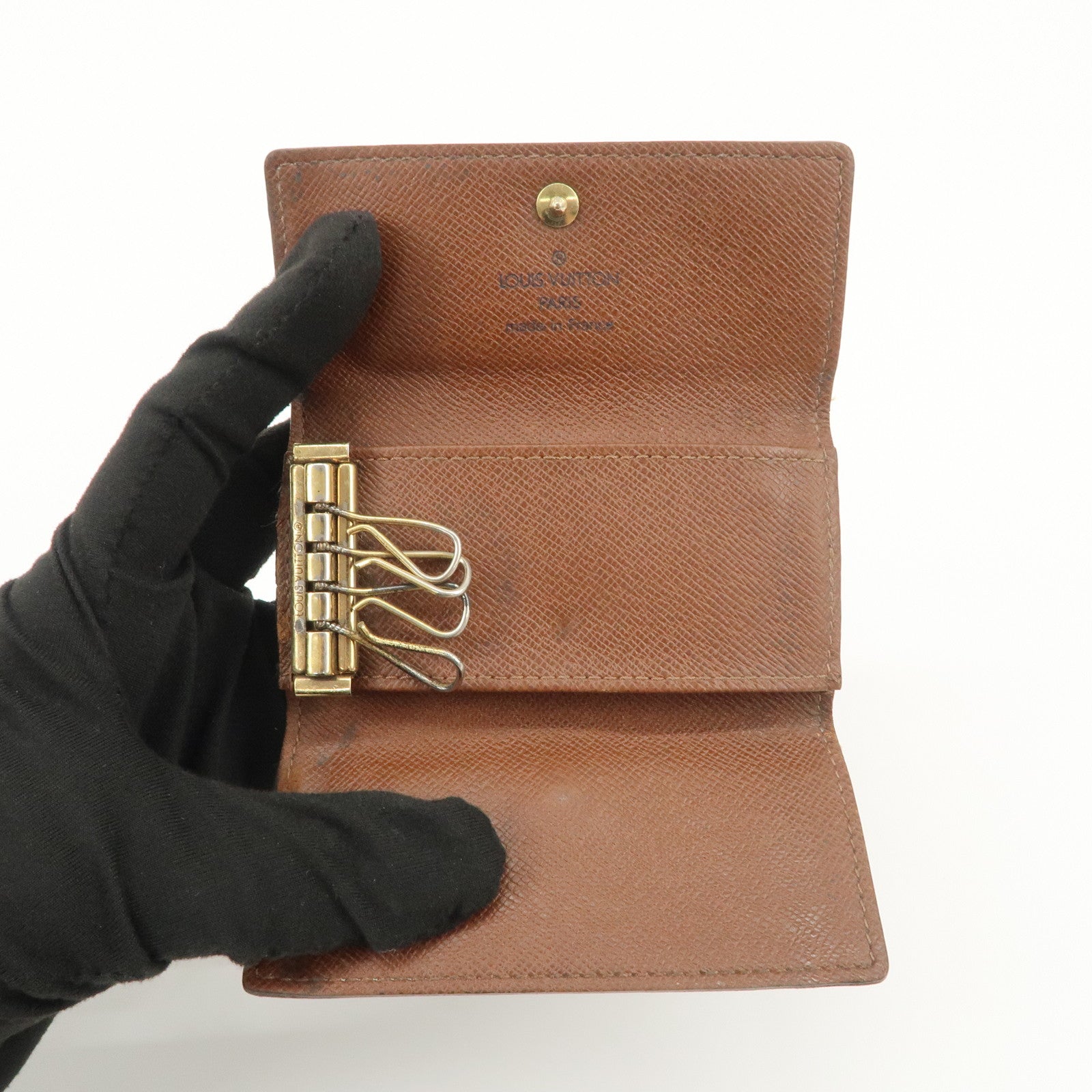 Louis Vuitton Monogram Vernis Set of 2 Key Case M9145F M62631