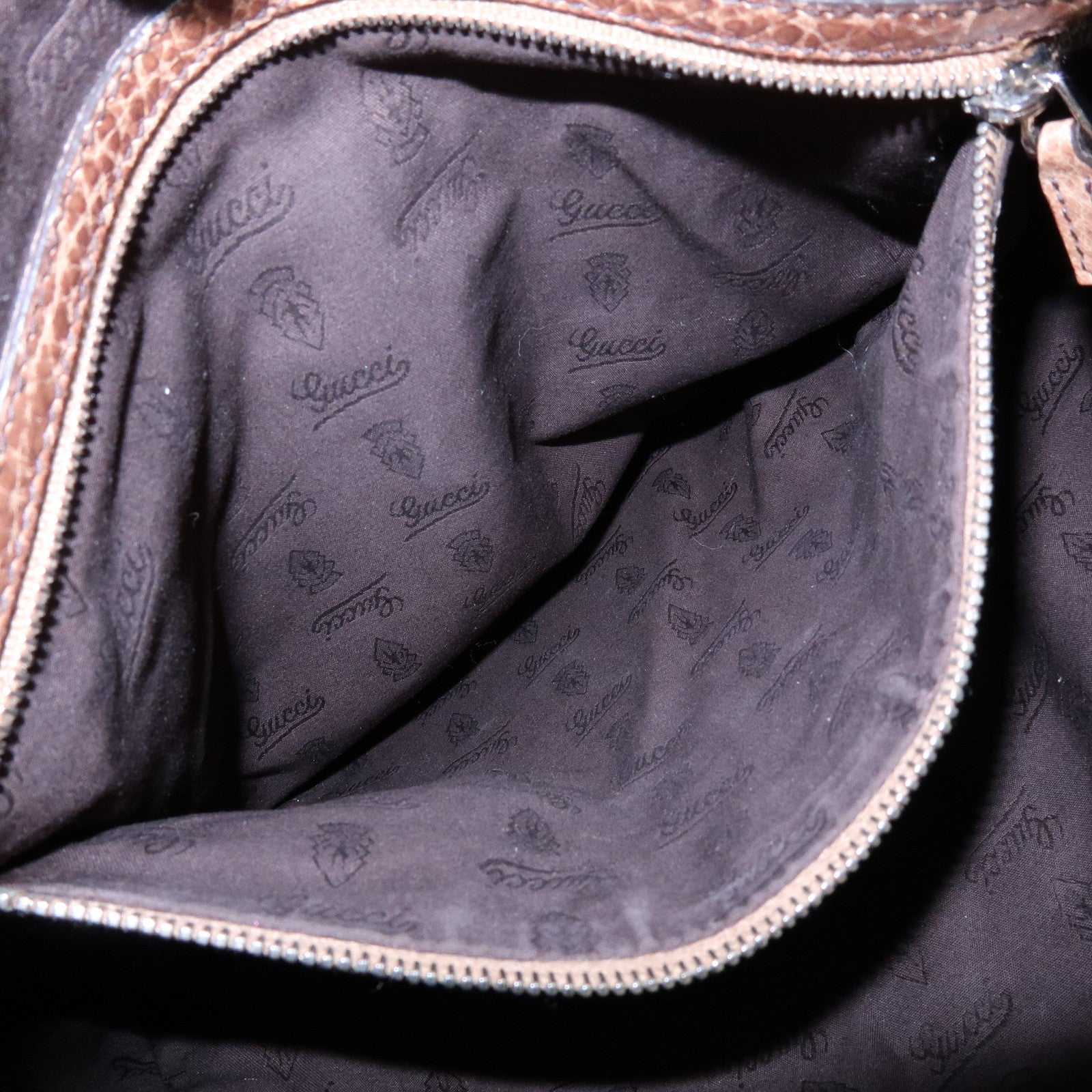 GUCCI Bamboo GG Canvas Leather Tote Bag Shoulder Bag Beige 232946