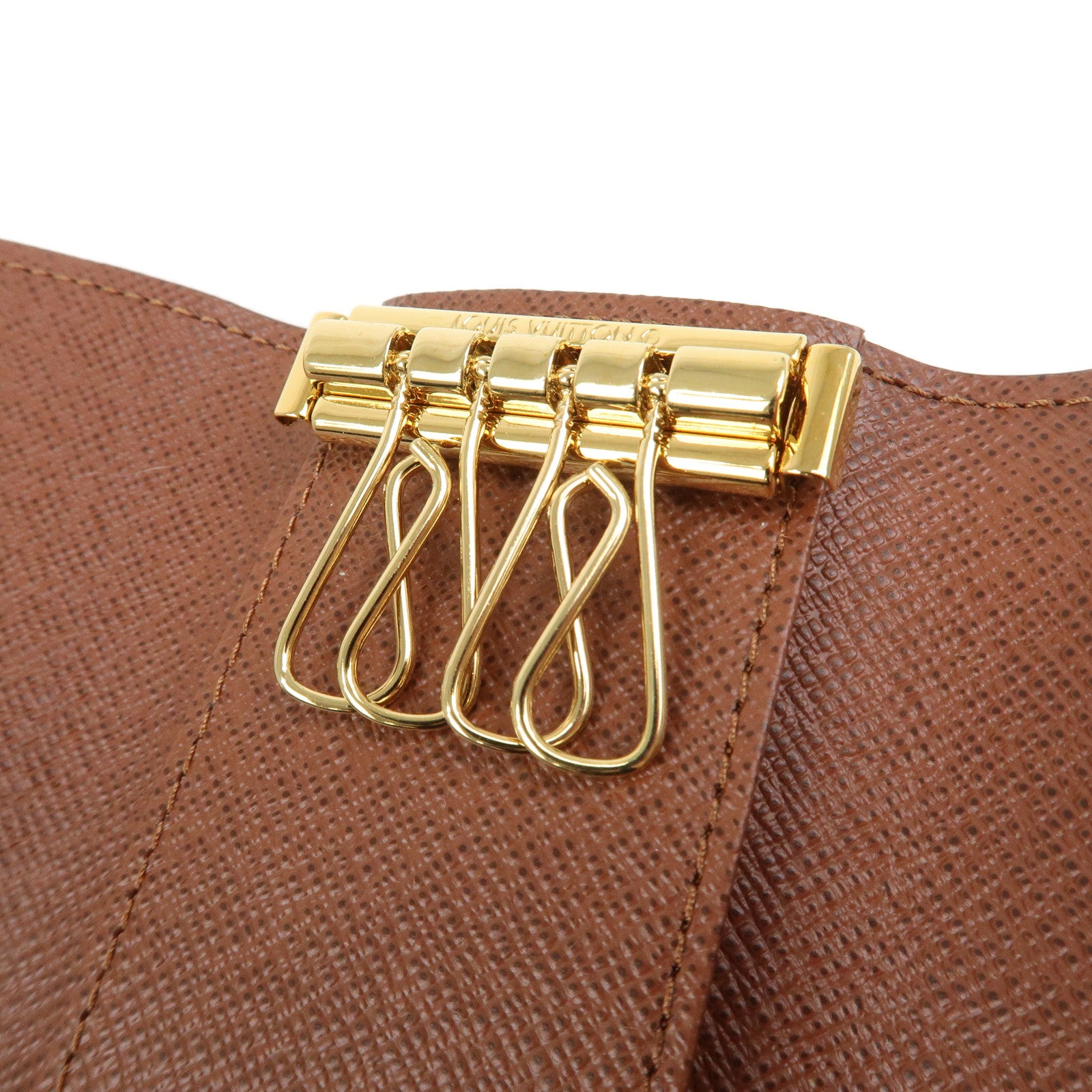 Louis Vuitton Monogram Multicles 4 Key Case Key Holder Brown M69517