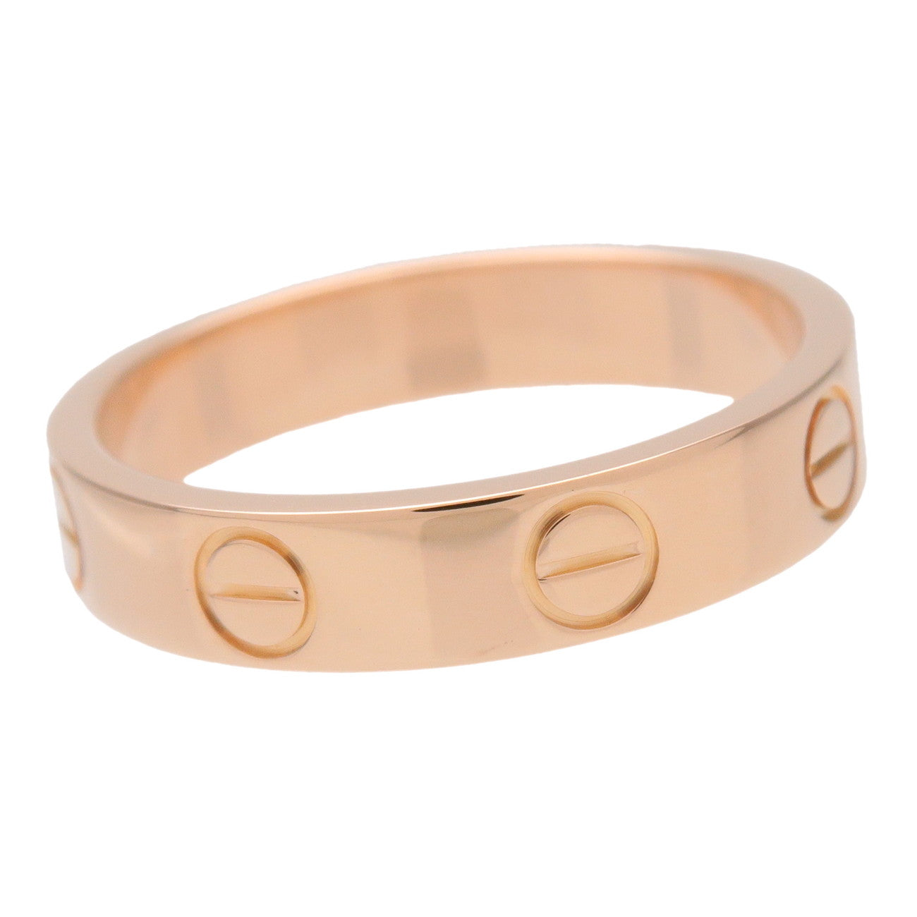 Cartier Mini Love Ring K18 750PG Rose Gold #49 US5 EU49 HK10.5