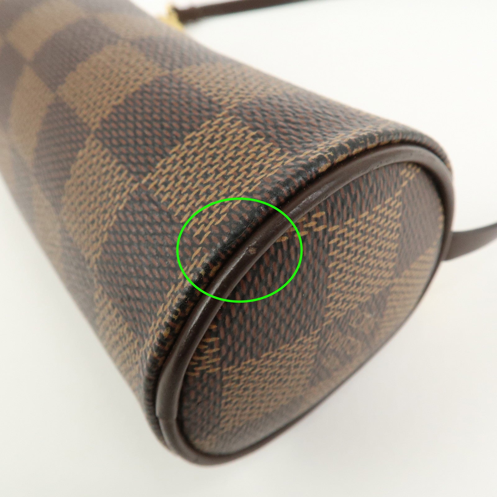 Louis Vuitton Damier Mini Pouch for Papillon Bag Brown