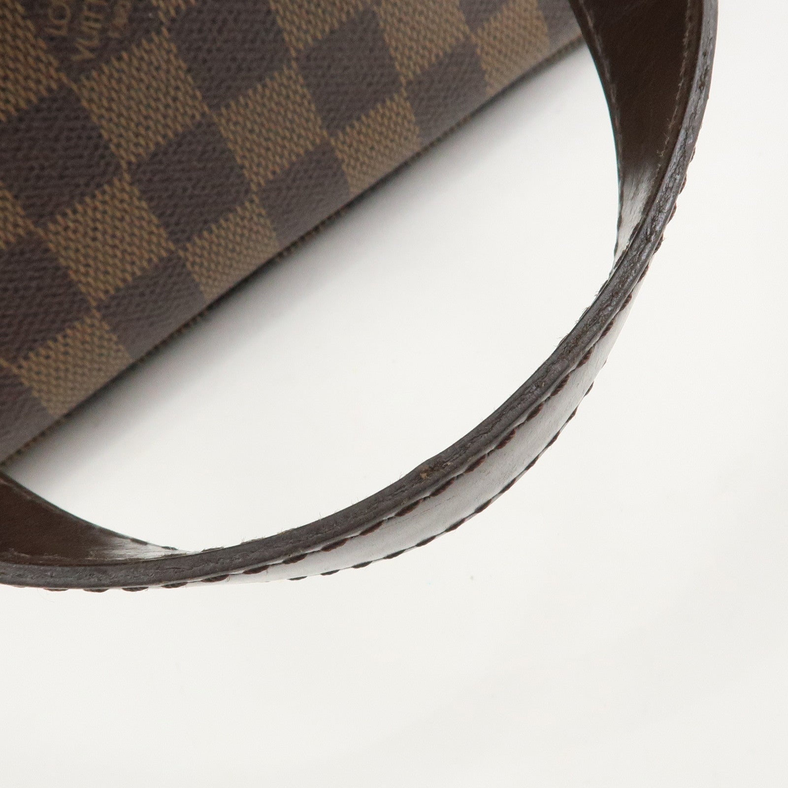 Louis Vuitton Damier Ebene Hampstead PM Hand Bag Tote Bag N51205