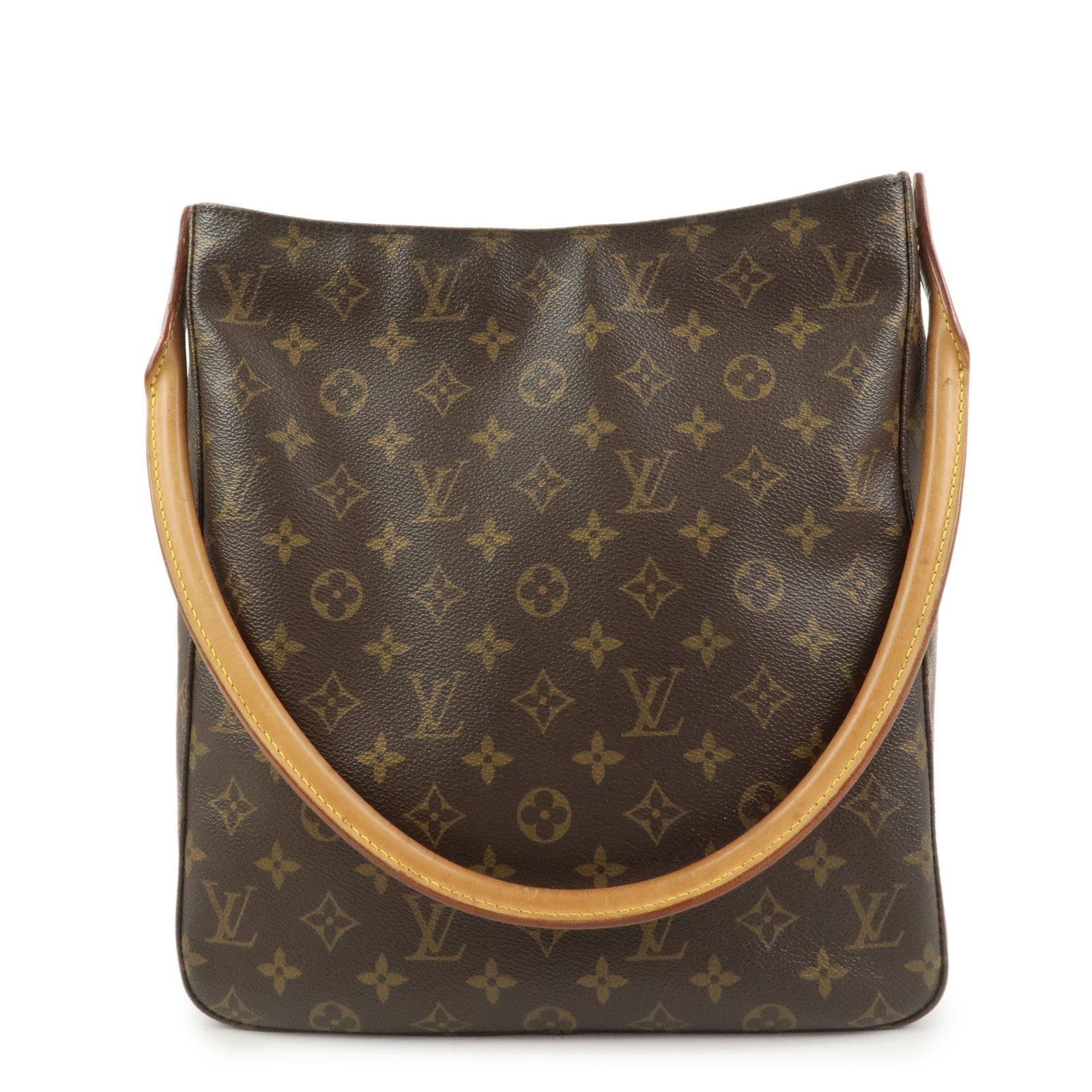 Louis Vuitton Monogram Looping GM Shoulder Bag Brown M51145