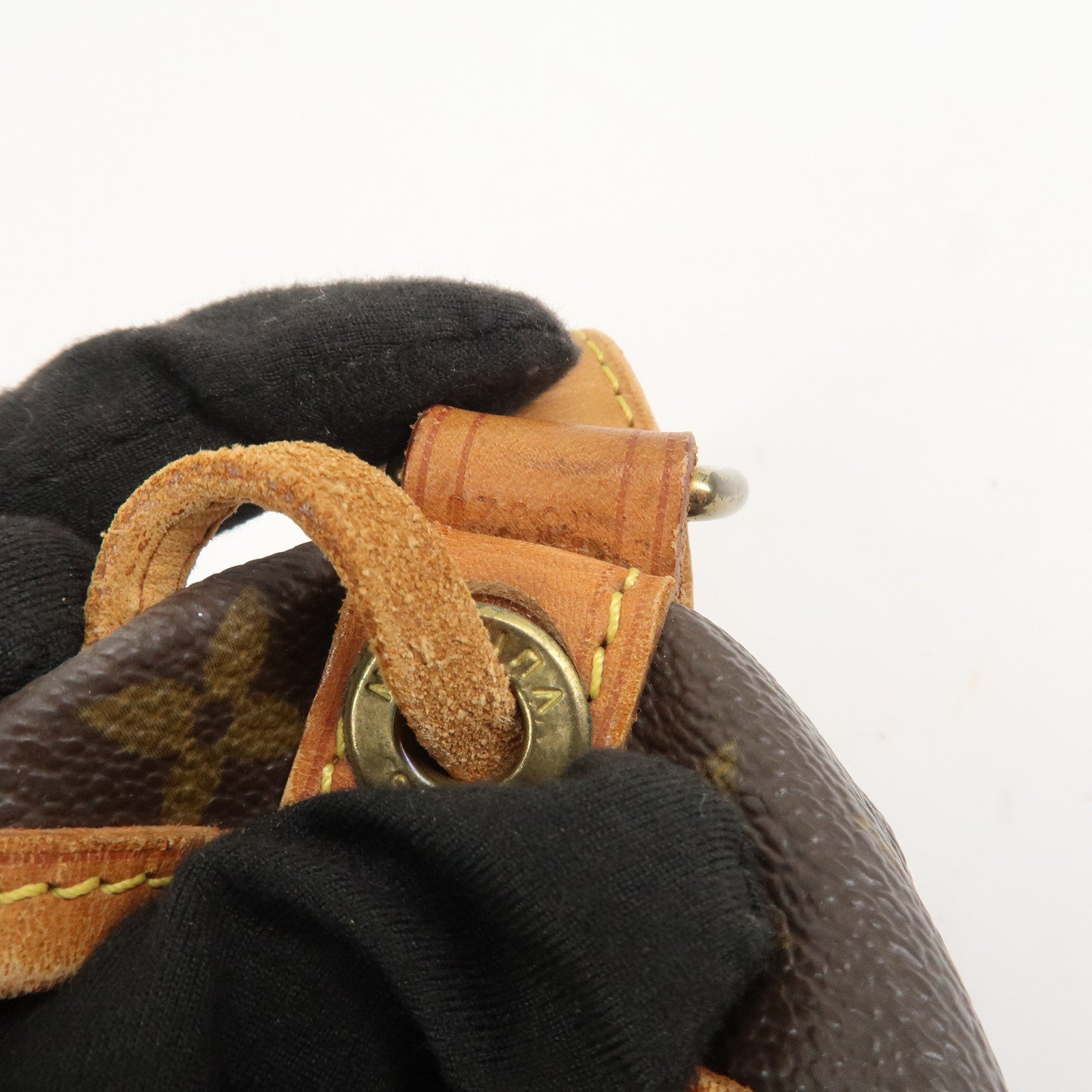 Louis Vuitton Monogram Petit Noe Shoulder Bag Brown M42226