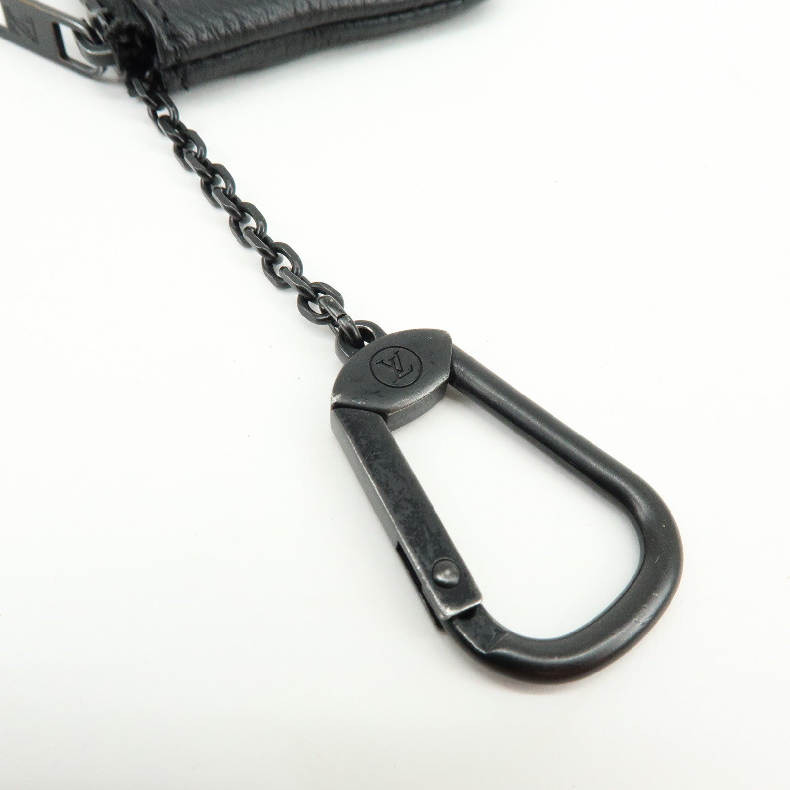 Louis Vuitton Aerogram Pochette Cles Coin Case Noir Black M81031