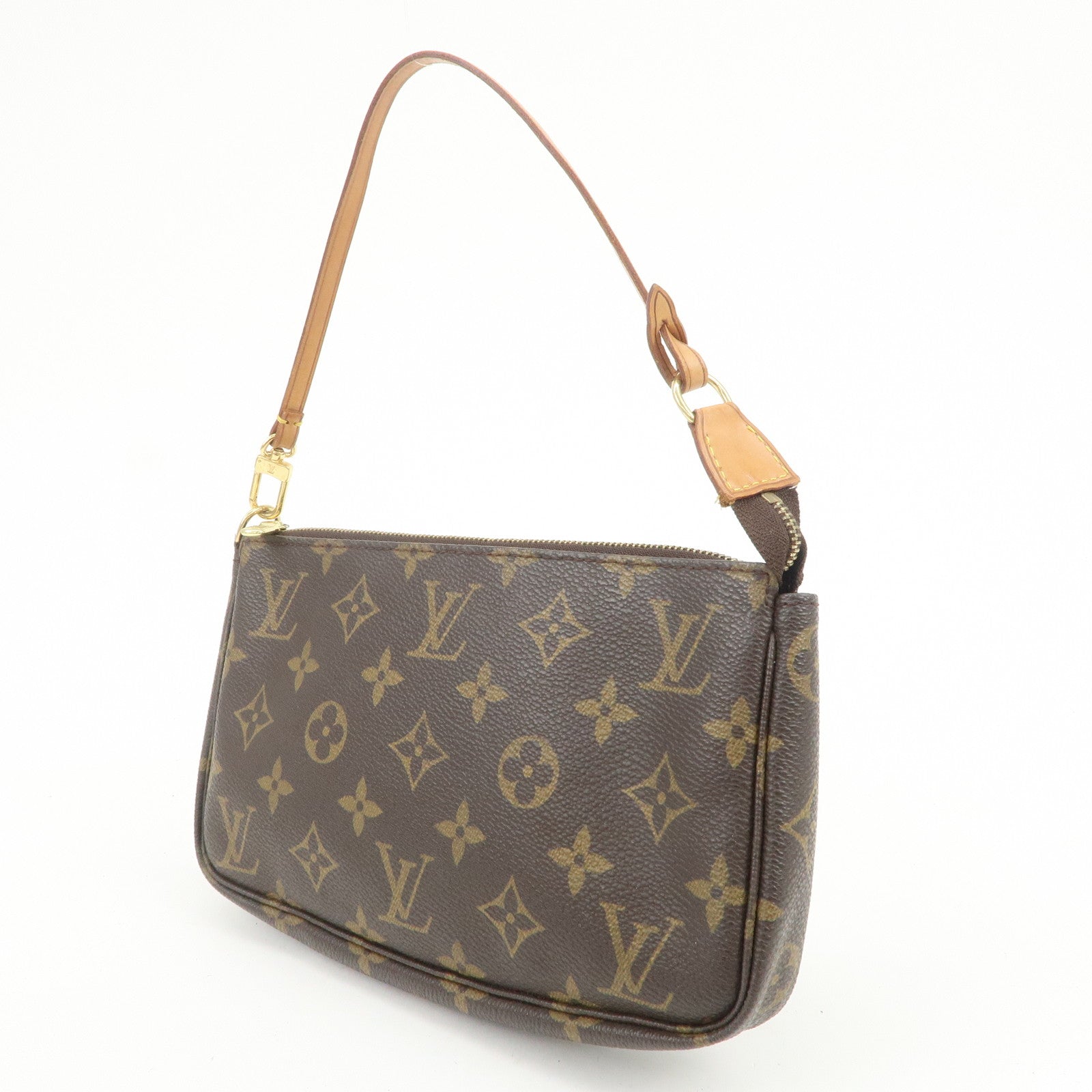 Louis Vuitton Monogram Pochette Accessoires Pouch Hand Bag M51980
