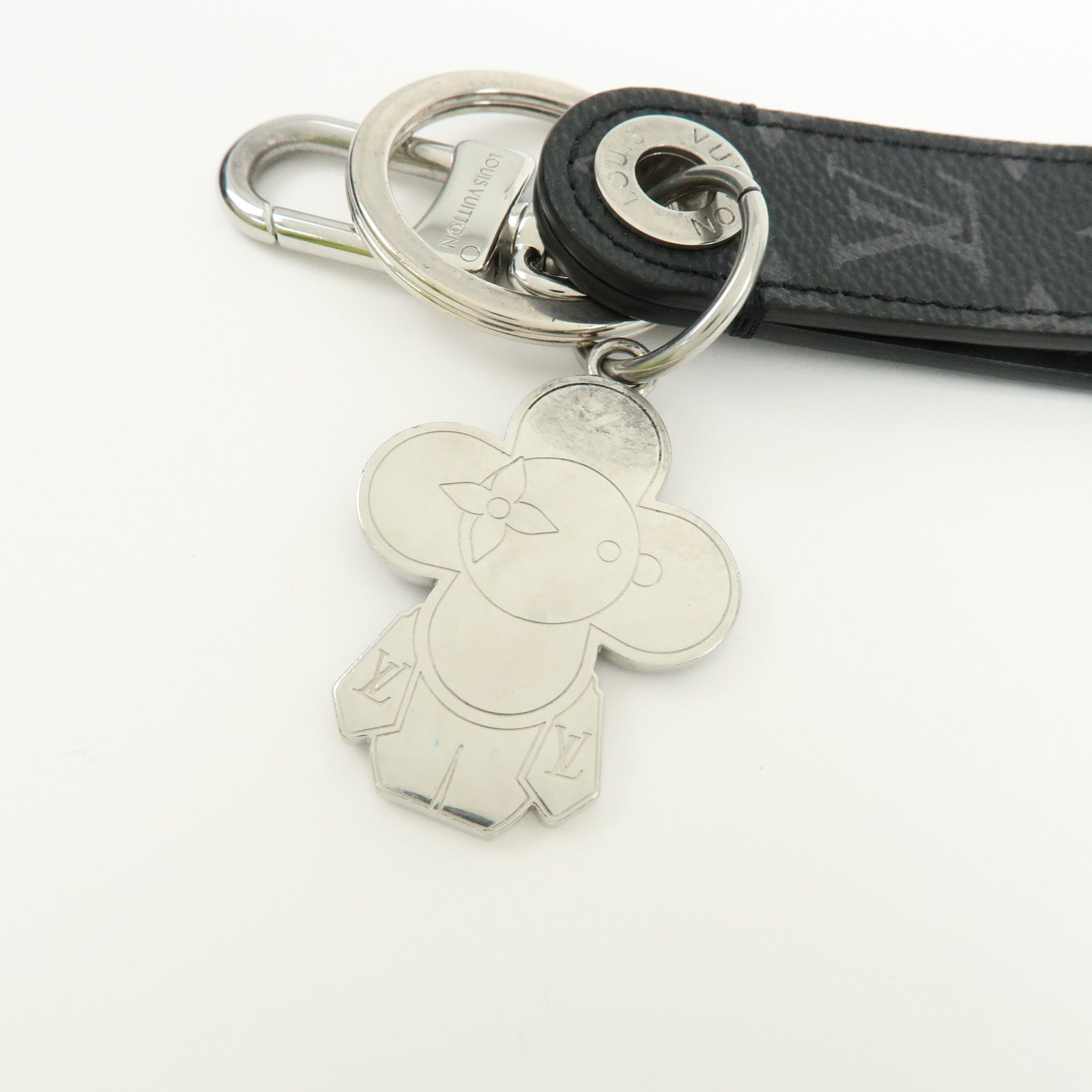 Louis Vuitton Monogram Eclipse Dragonne Vivienne Key Charm 01821