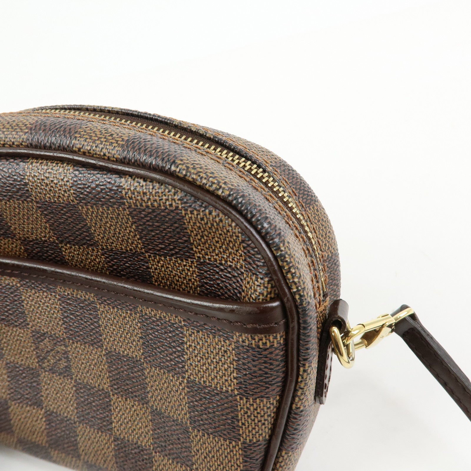 Louis Vuitton Damier Pochette Ipanema Shoulder Bag Ebene N51296