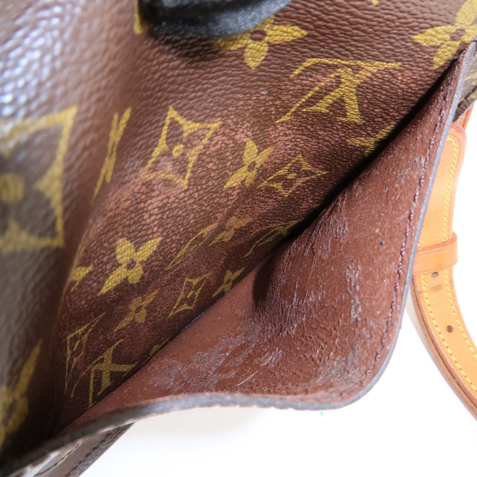 Louis Vuitton Monogram Saint Cloud MM Shoulder Bag Brown M51243