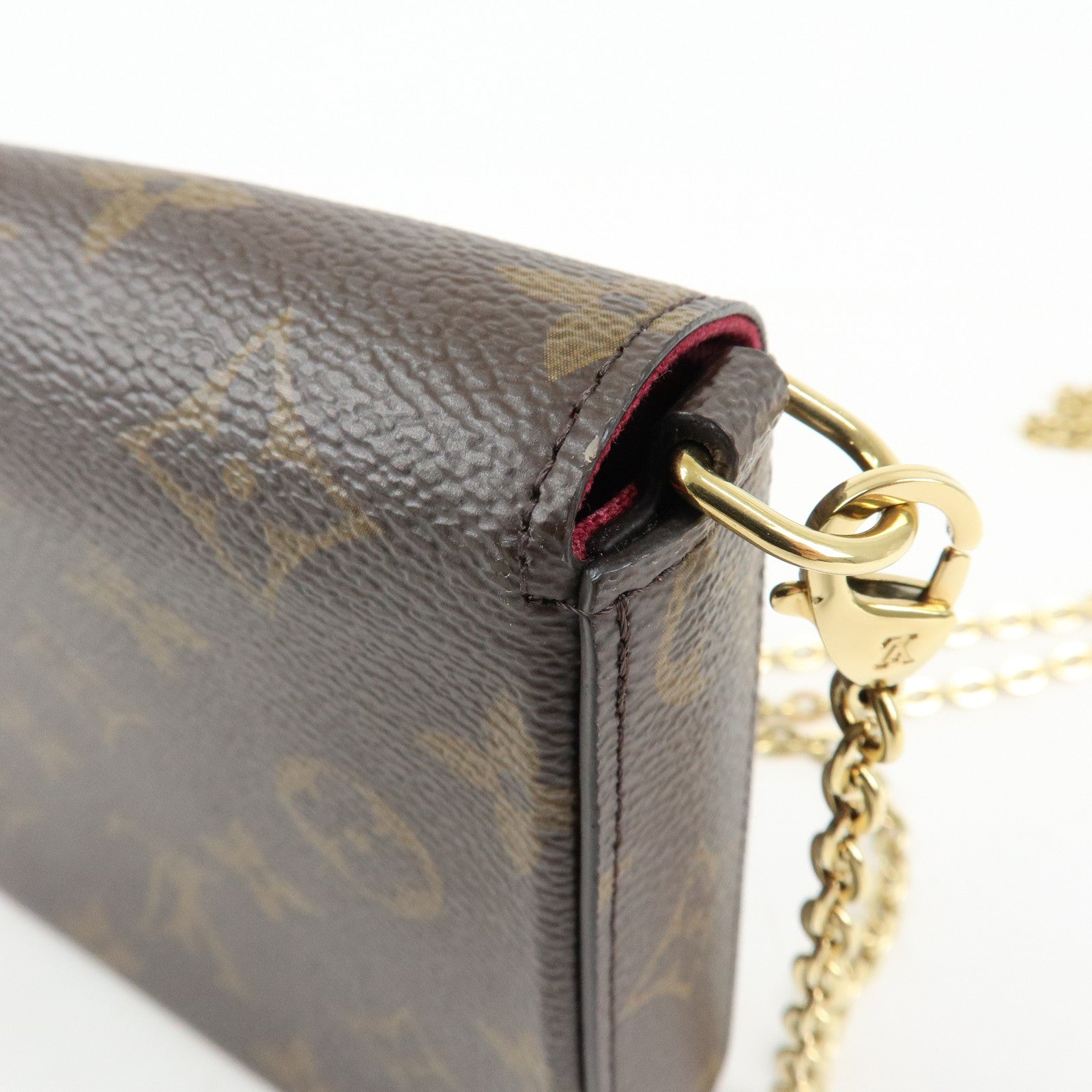 Louis Vuitton Monogram Pochette Felicie Shoulder Bag Brown M61276