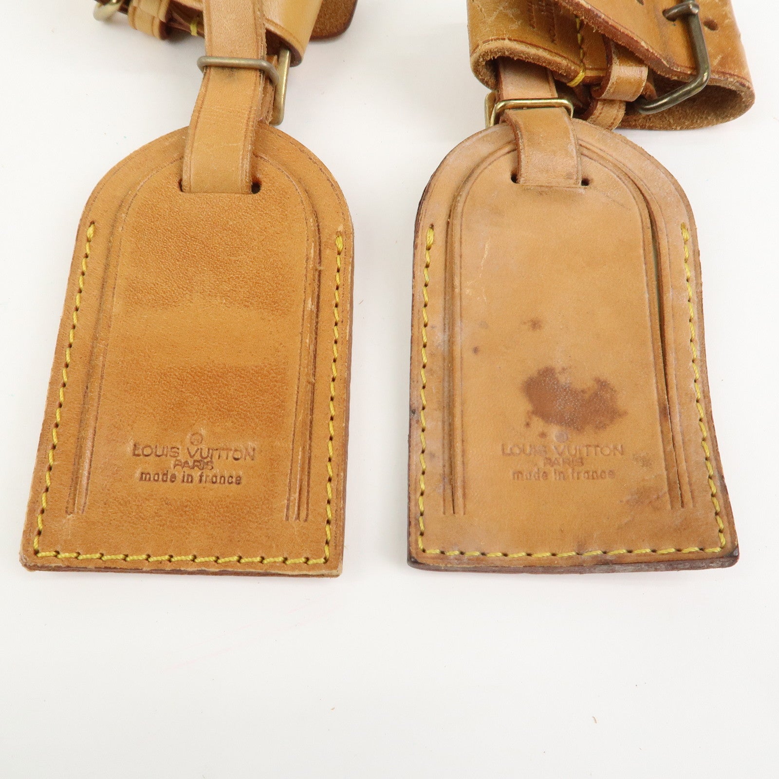Louis Vuitton Set Of 20 Leather Name Tag & Poignet