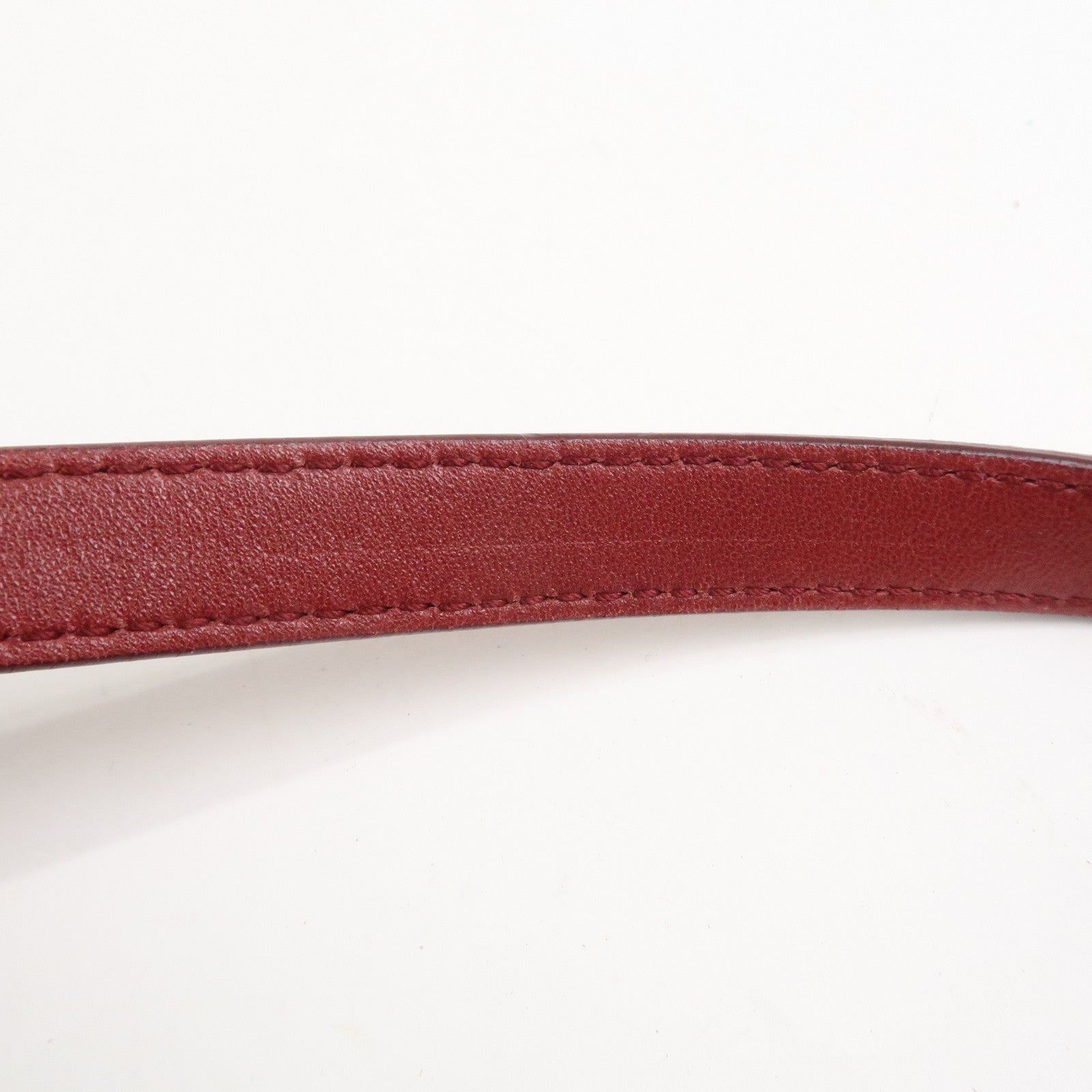 BOTTEGA VENETA Intrecciato Nappa Leather Shoulder Bag Wine Red