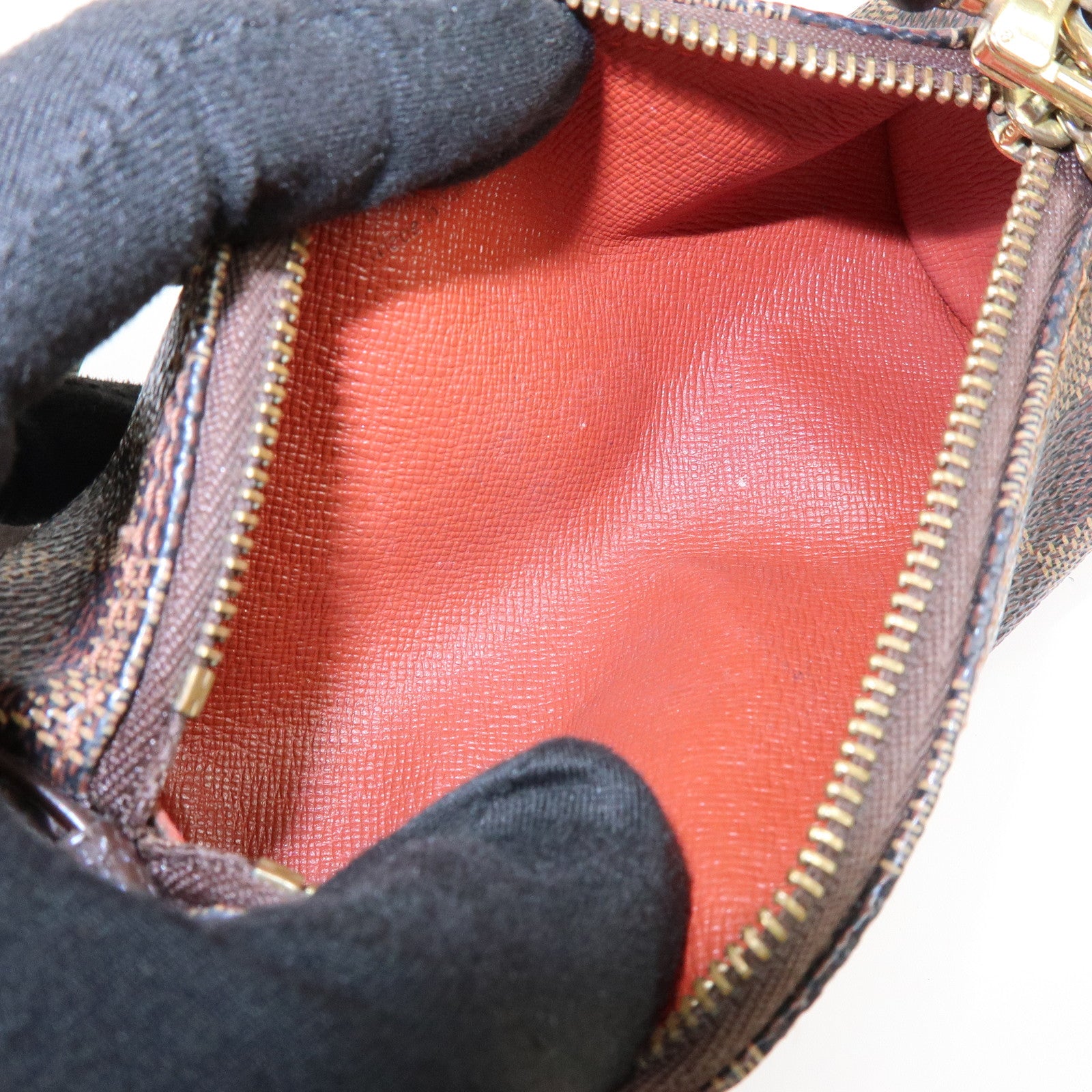 Louis Vuitton Damier Mini Pouch for Papillon Bag Brown