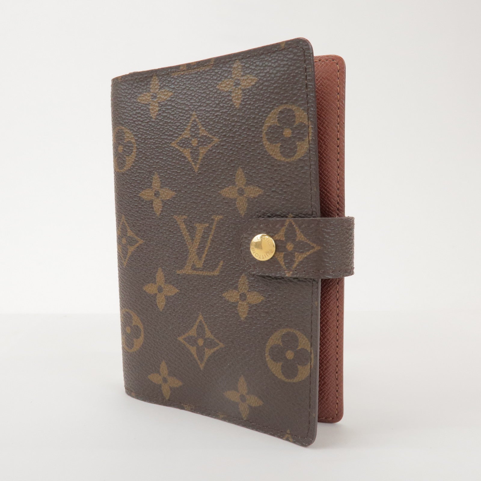 Louis Vuitton Monogram Agenda PM Planner Cover Brown R20005