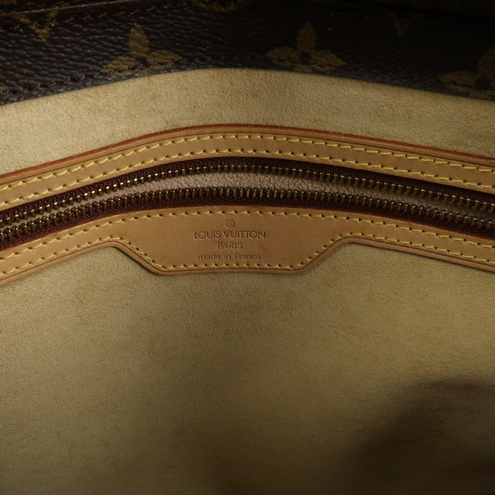 Louis Vuitton Monogram Luco Tote Bag Shoulder Bag Brown M51155