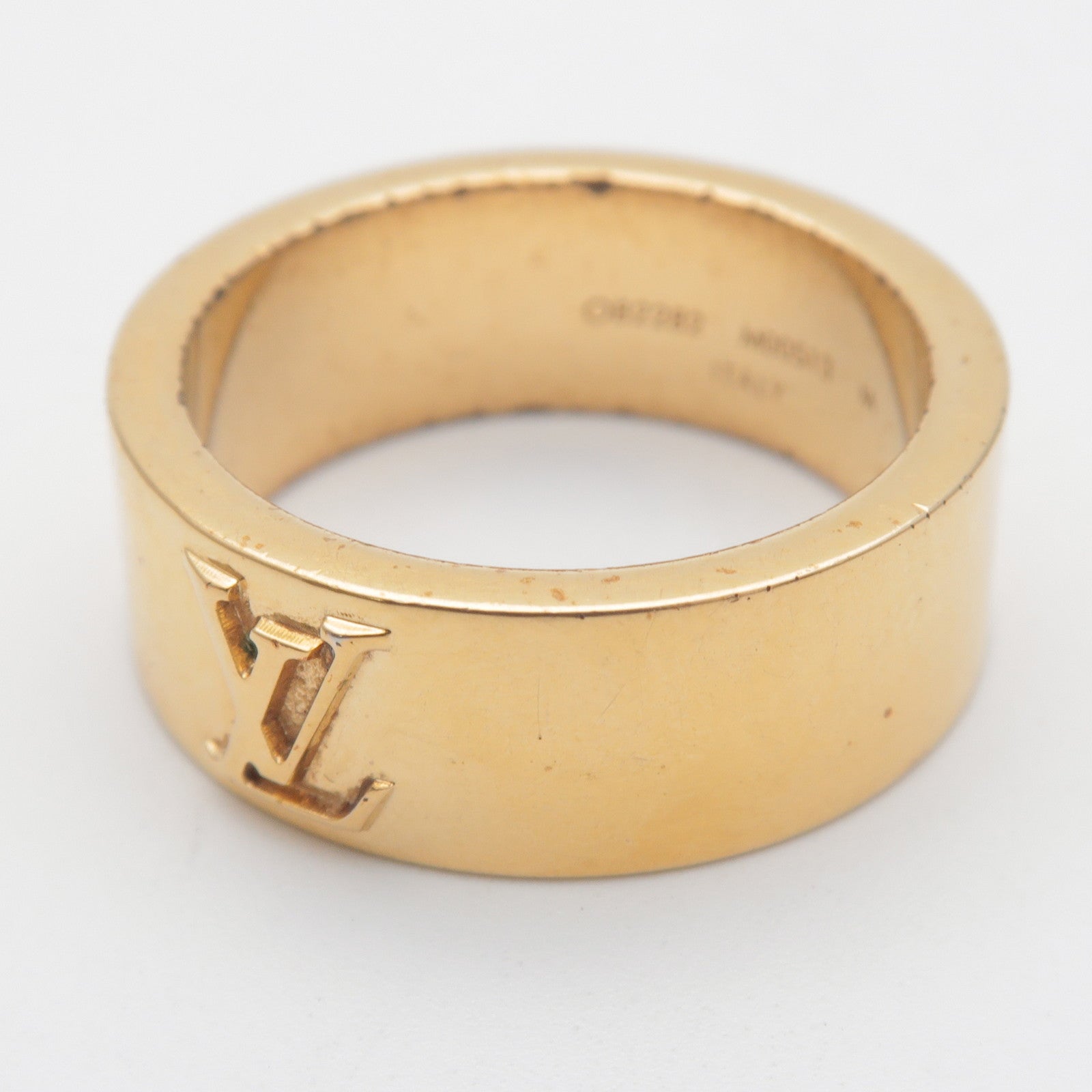 Louis Vuitton Bague LV Instinct Ring Metal M Gold M00513