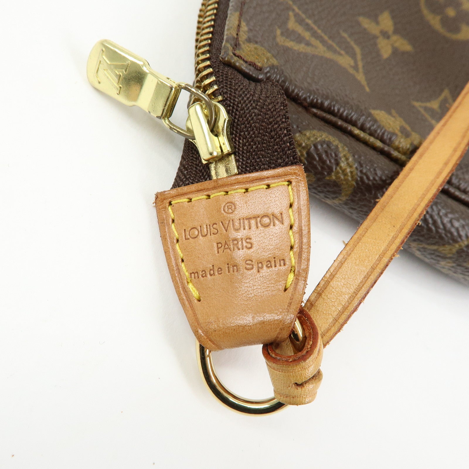 Louis Vuitton Monogram Pochette Accessoires Pouch Hand Bag M51980
