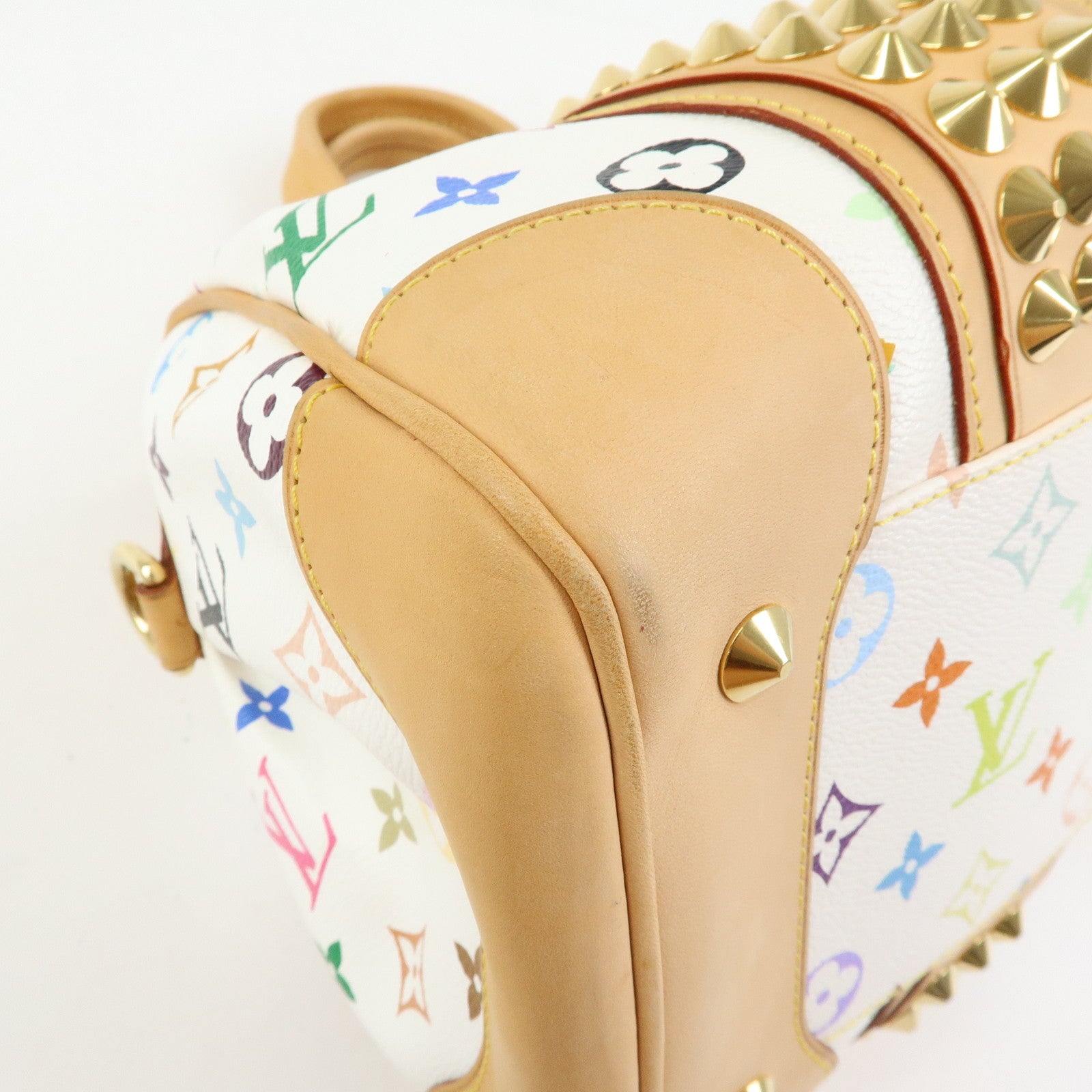 Louis Vuitton Monogram Multicolor Courtney MM 2Way Bag Blanc M45641