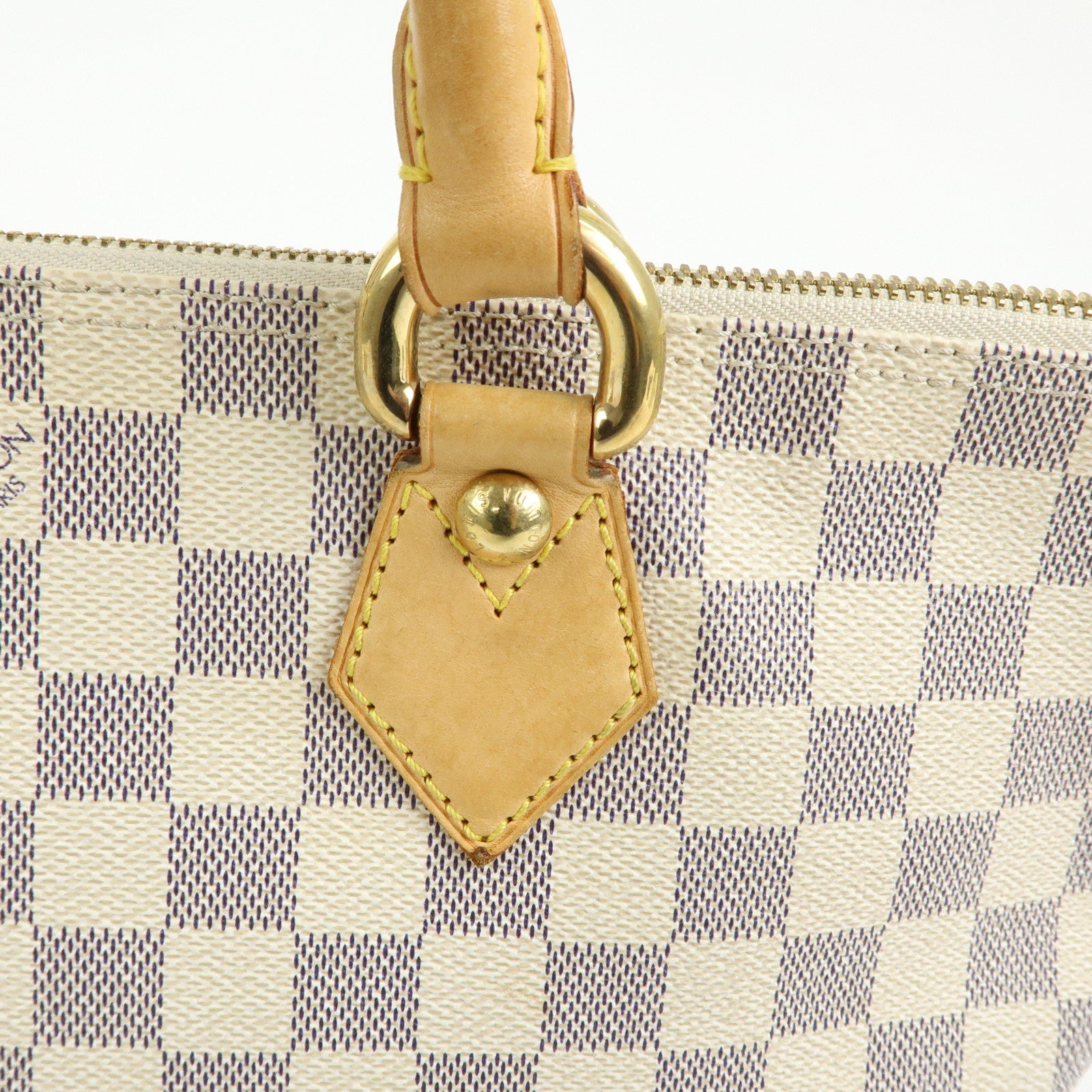 Louis Vuitton Damier Azur Saleya PM Tote Bag Hand Bag N51186