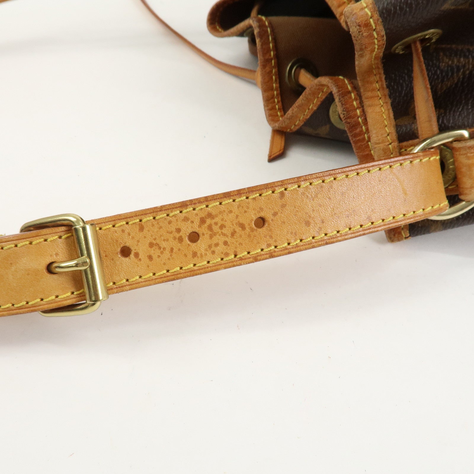 Louis Vuitton Monogram Petit Noe Shoulder Bag Brown M42226
