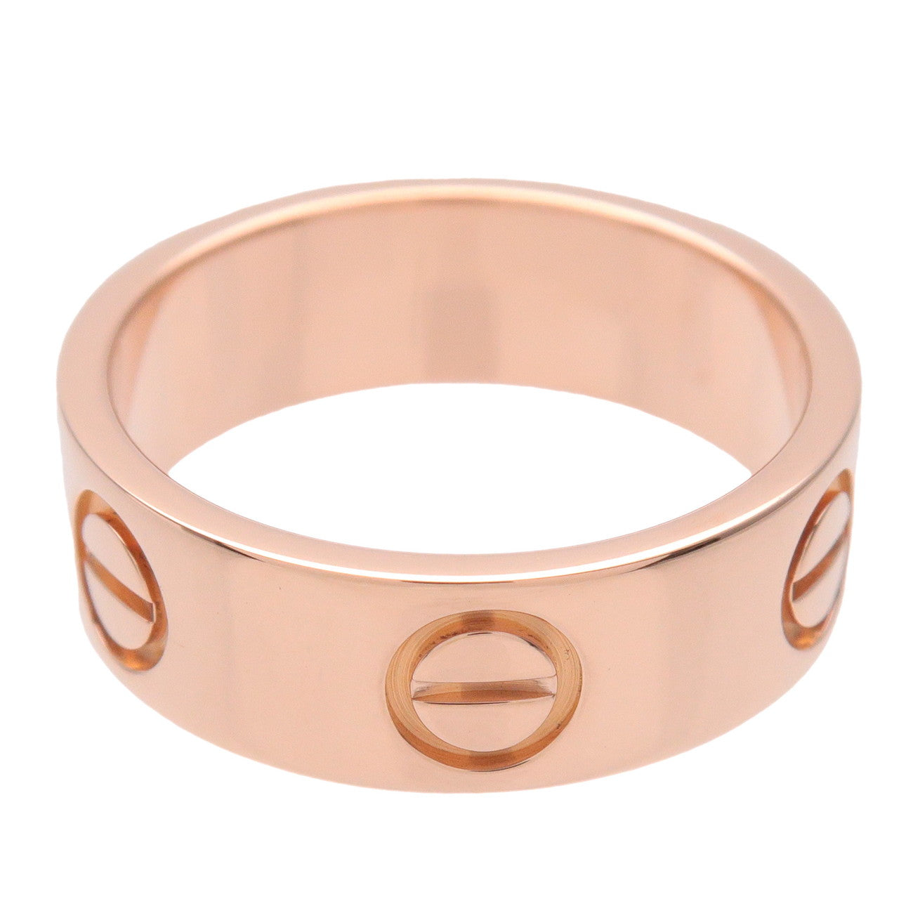 Cartier Love Ring K18 750PG Rose Gold #47 US4-4.5 EU47 HK9