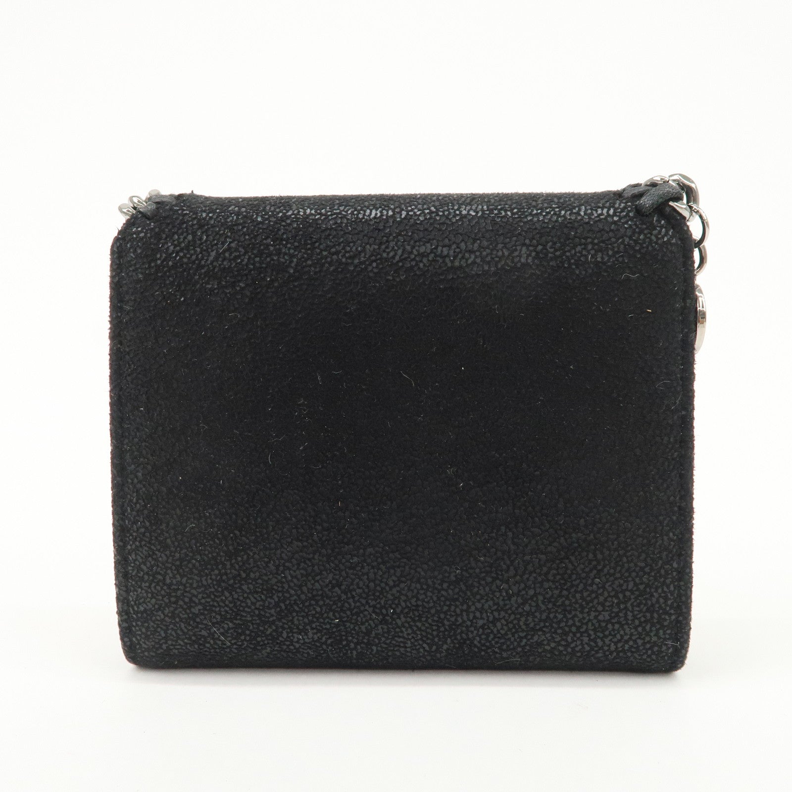 STELLA MCCARTNEY Falabella Small Flap Wallet Black