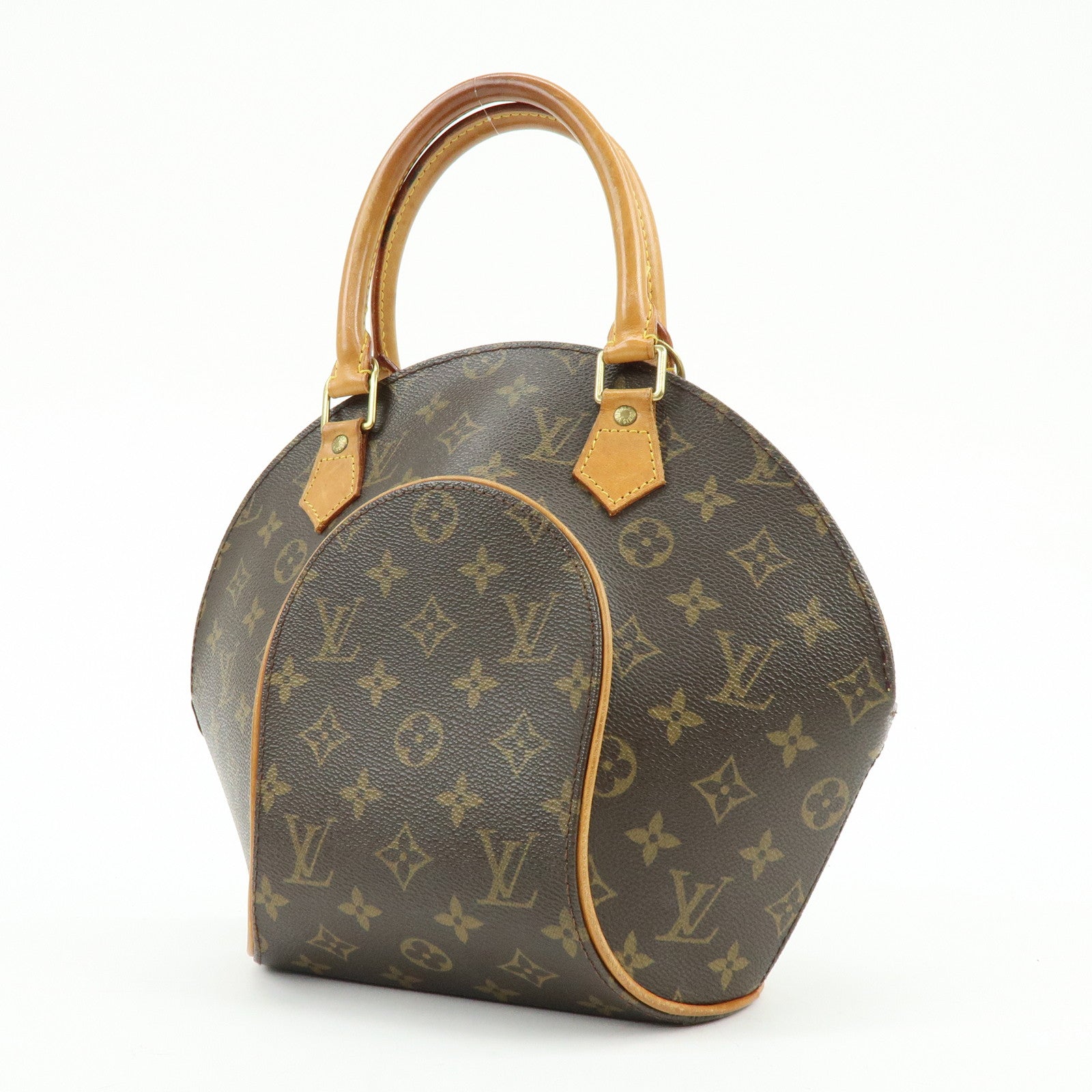 Louis Vuitton Monogram Ellipse PM Hand Bag Brown M51127