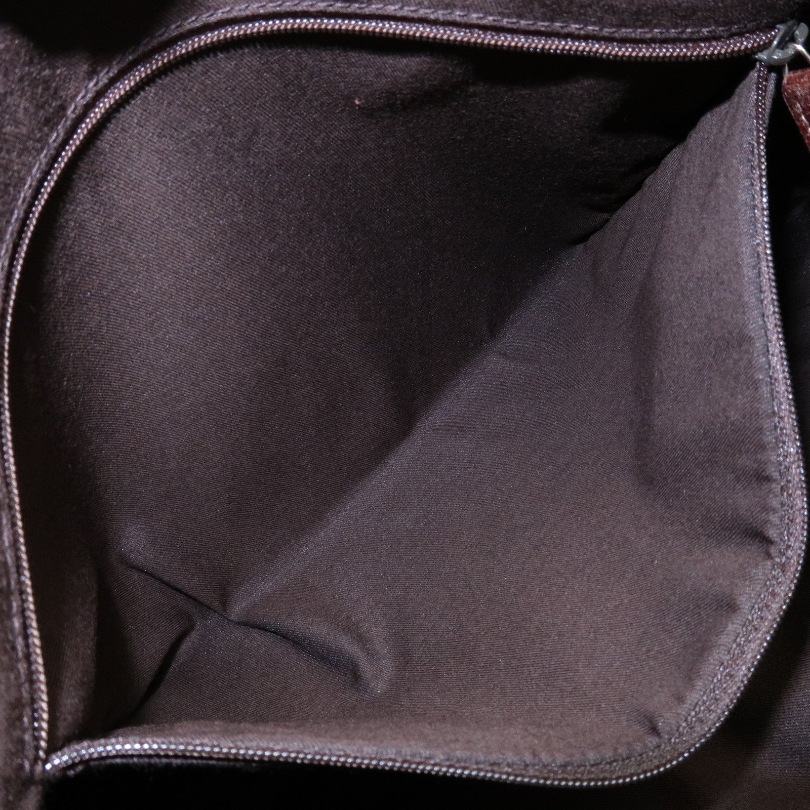 GUCCI Front Pocket Shoulder Bag Hand Bag Brown 153025