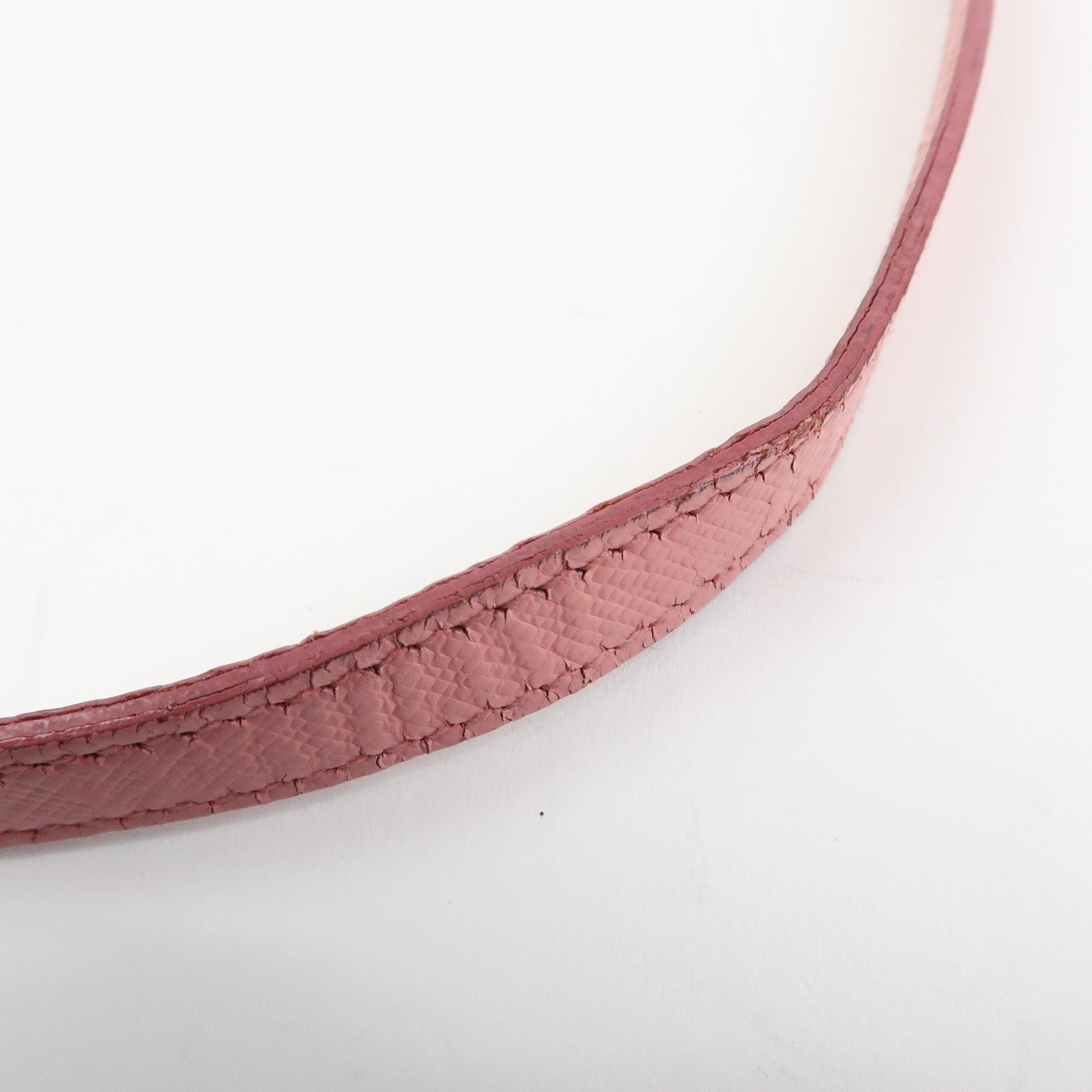 PRADA Saffiano Leather 2Way Bag Clutch Bag Shoulder Bag Pink