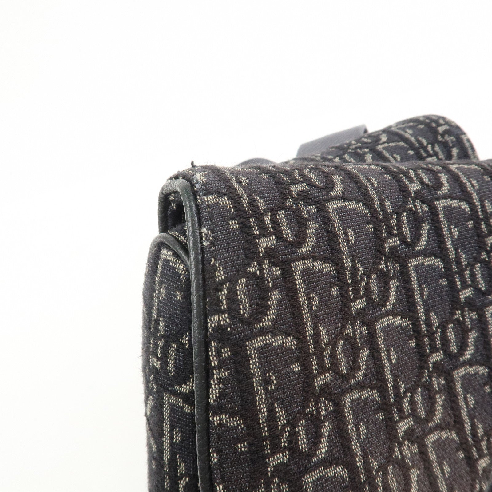 Christian Dior Oblique Saddle Jacquard Canvas Leather Waist Bag