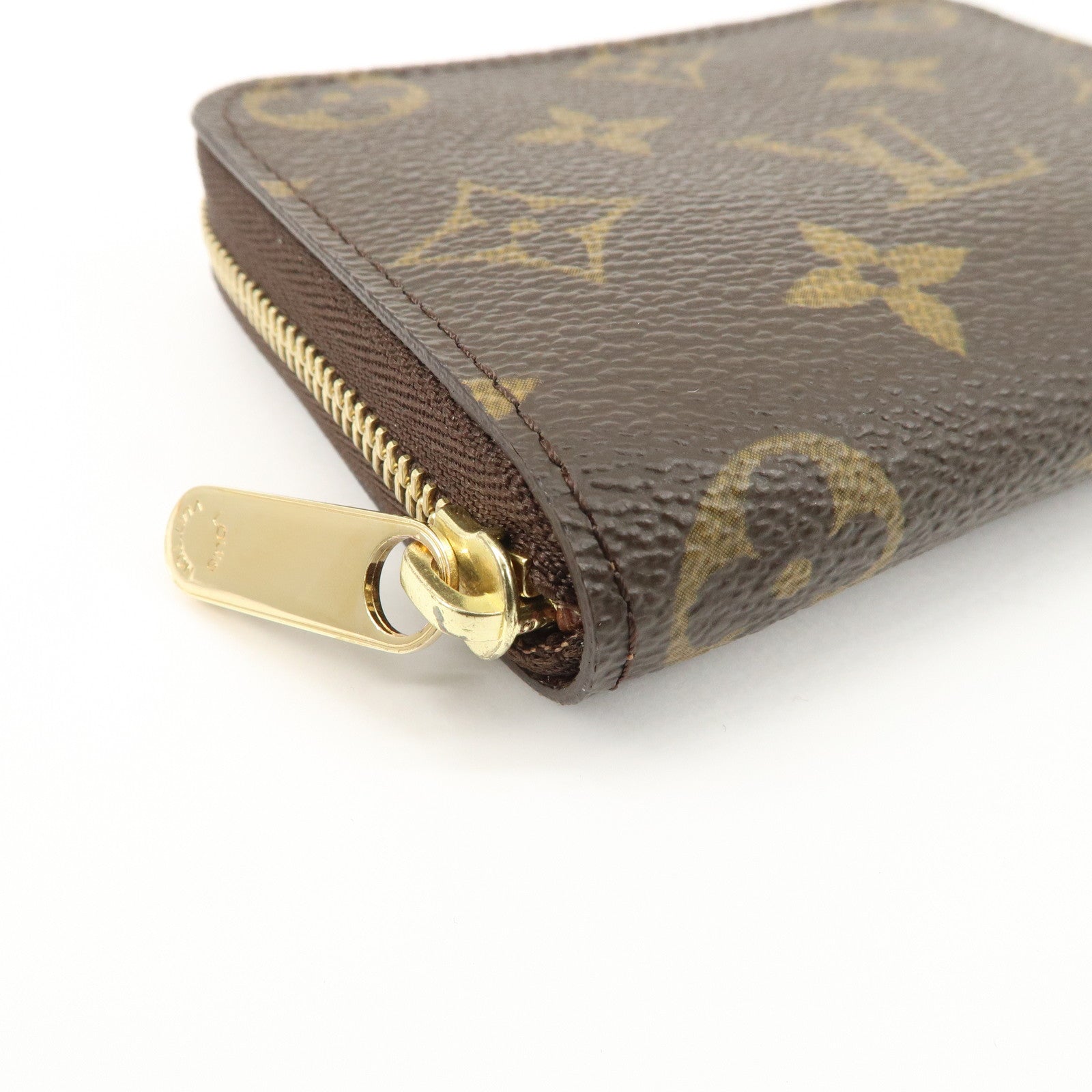 Louis Vuitton Monogram Zippy Coin Purse Coin Case Brown M60067 Used