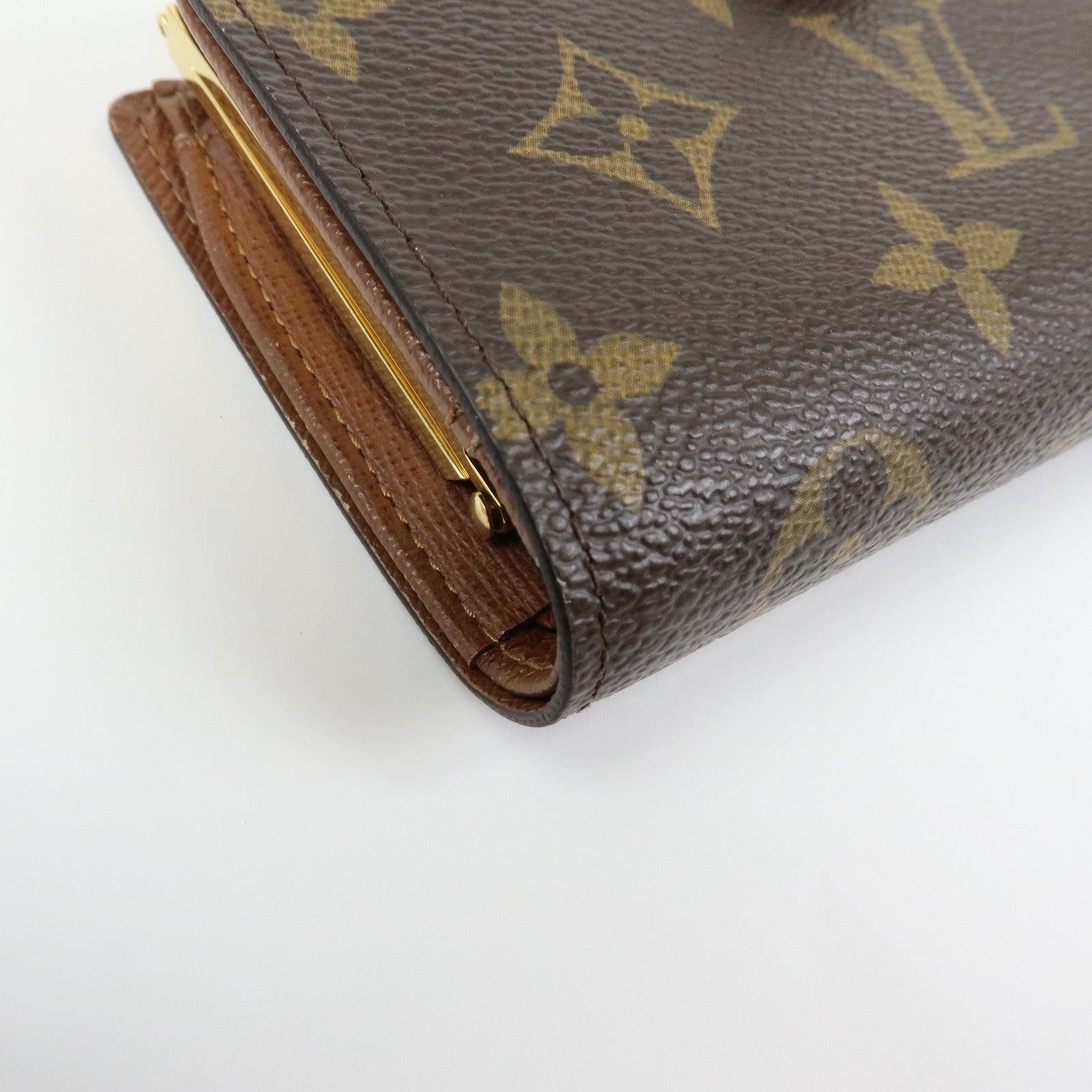 Louis Vuitton Monogram Portefeuille Viennois Compact Wallet M61674