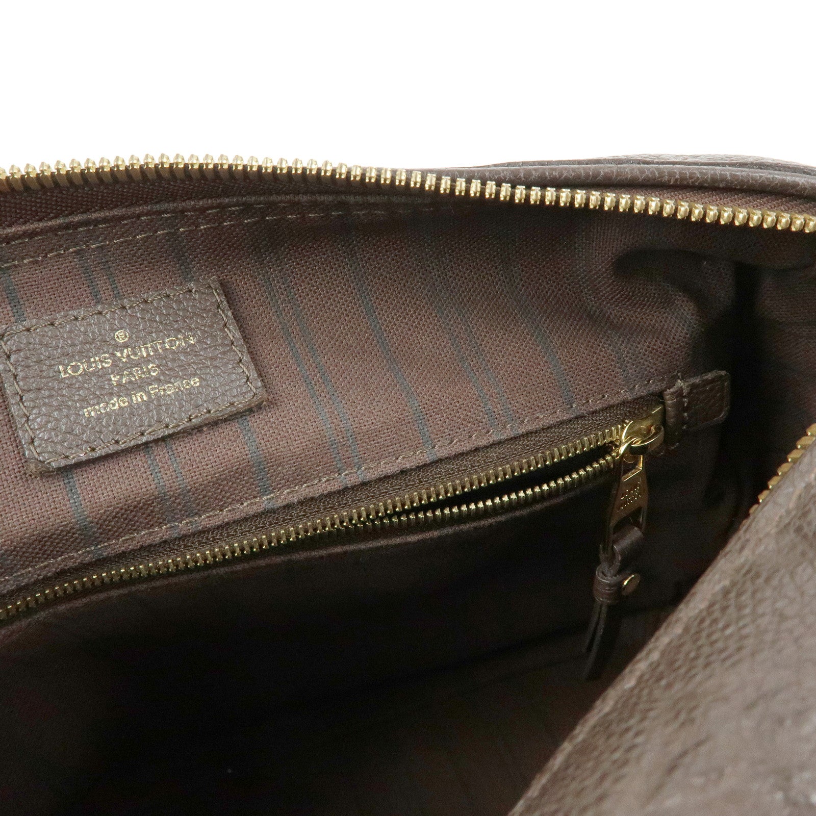 Louis Vuitton Monogram Empreinte Speedy Bandouliere 25 Terre M40761