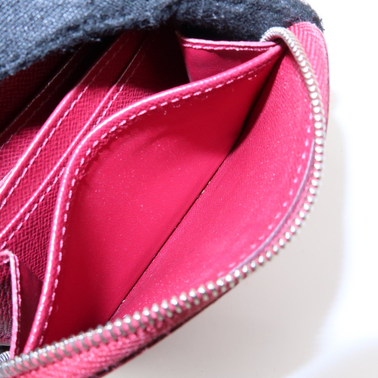 Louis Vuitton Epi Zippy Coin Purse Coin Case Fuchsia M60383