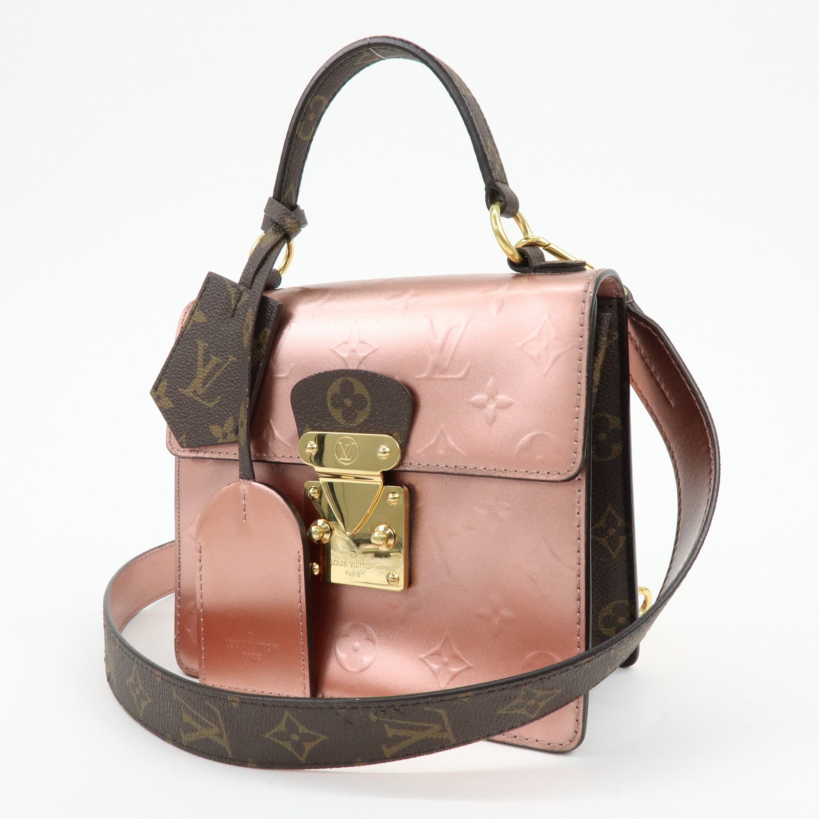 Louis Vuitton Monogram Vernis Spring Street 2Way Hand Bag M90568
