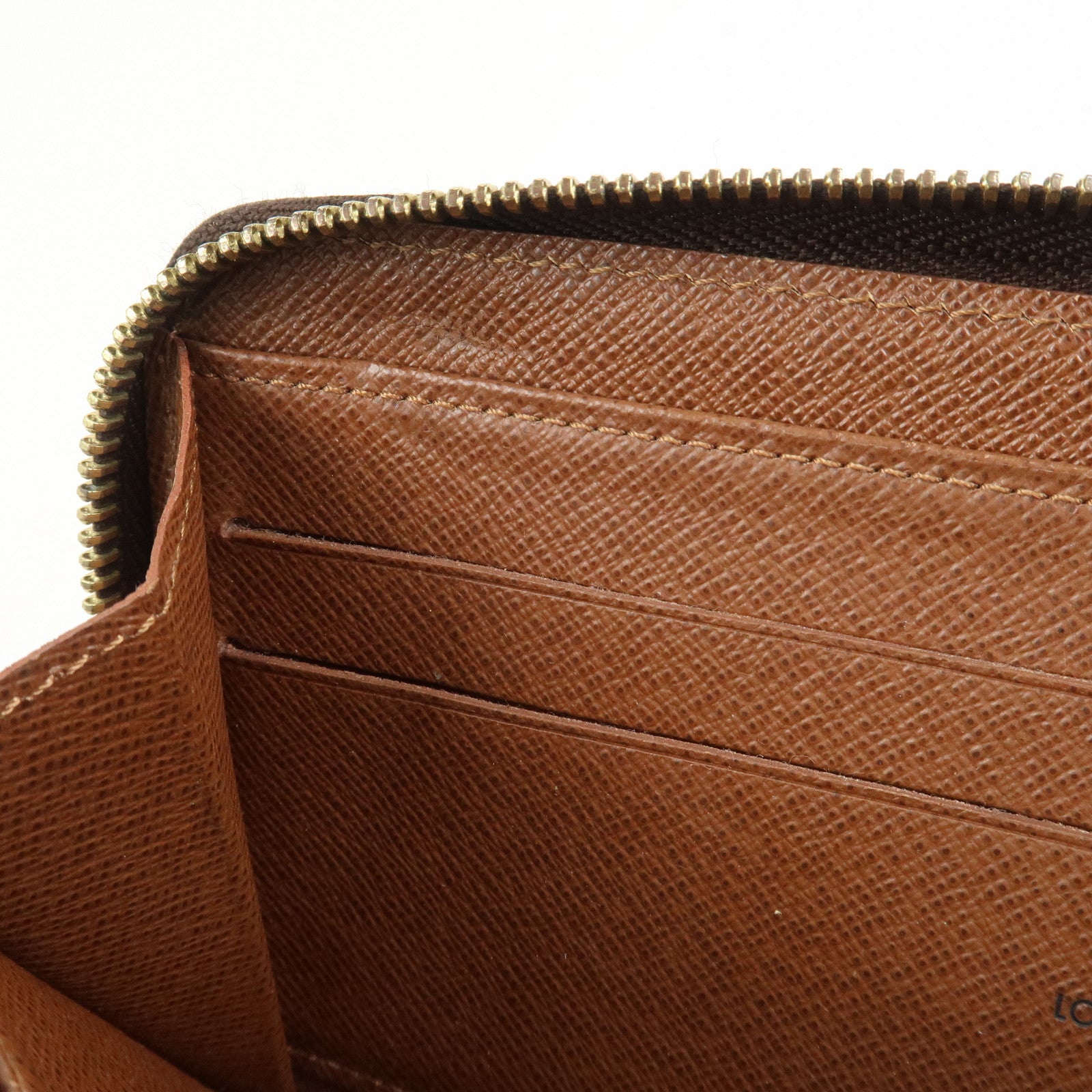 Louis Vuitton Monogram Canvas Zippy Long Wallet Brown M60017