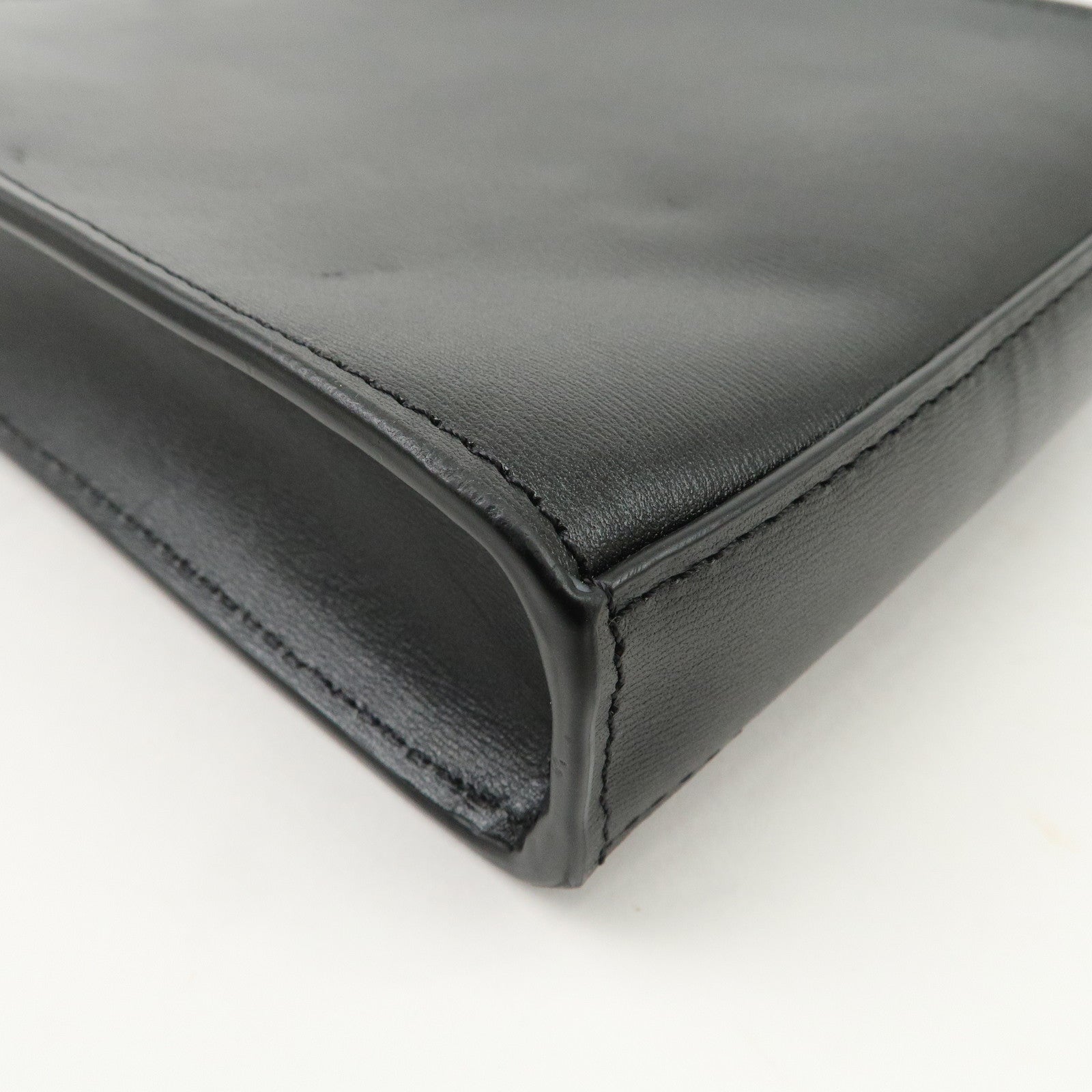 Jil Sander Leather Tangle Bag Shoulder Bag Black