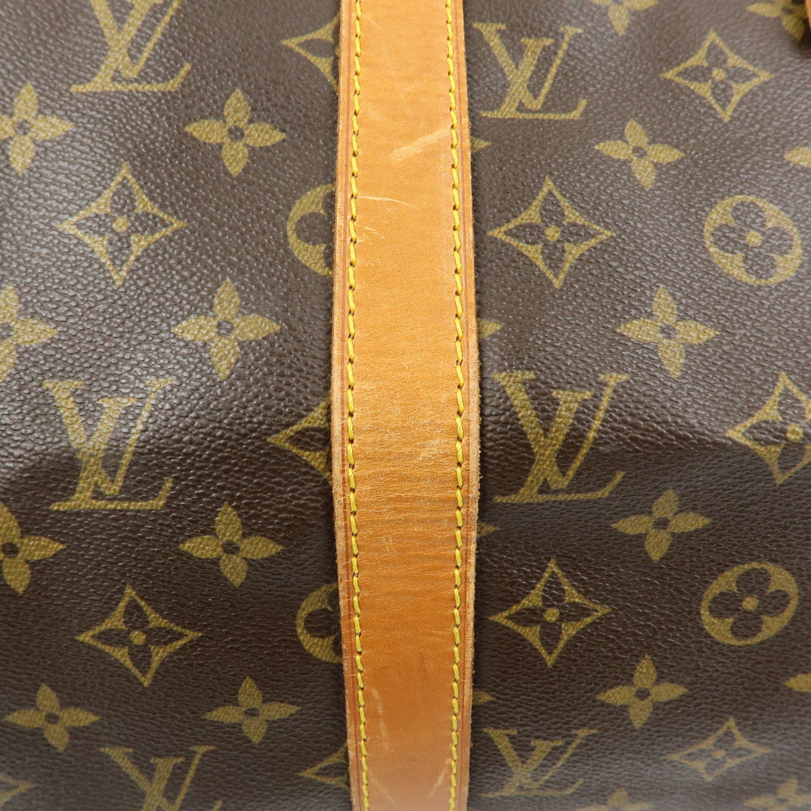 Louis Vuitton Monogram Keep All Bandouliere 50 Boston Bag M41416