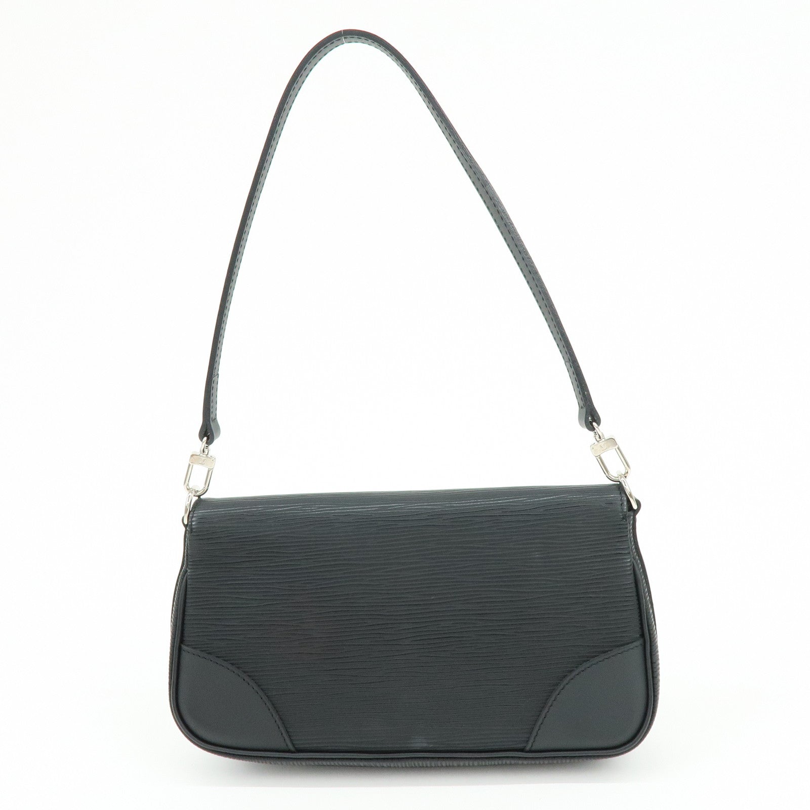 Louis Vuitton Epi Leather Pochette Segur Hand Bag Noir M58882