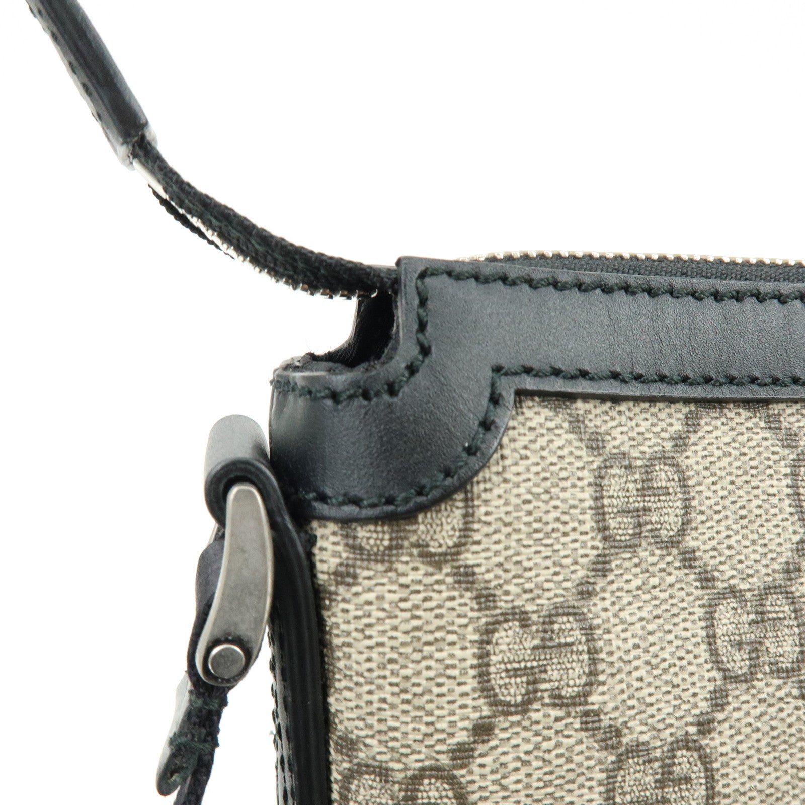 GUCCI Sherry GG Supreme Leather Shoulder Crossbody Bag Beige 471454