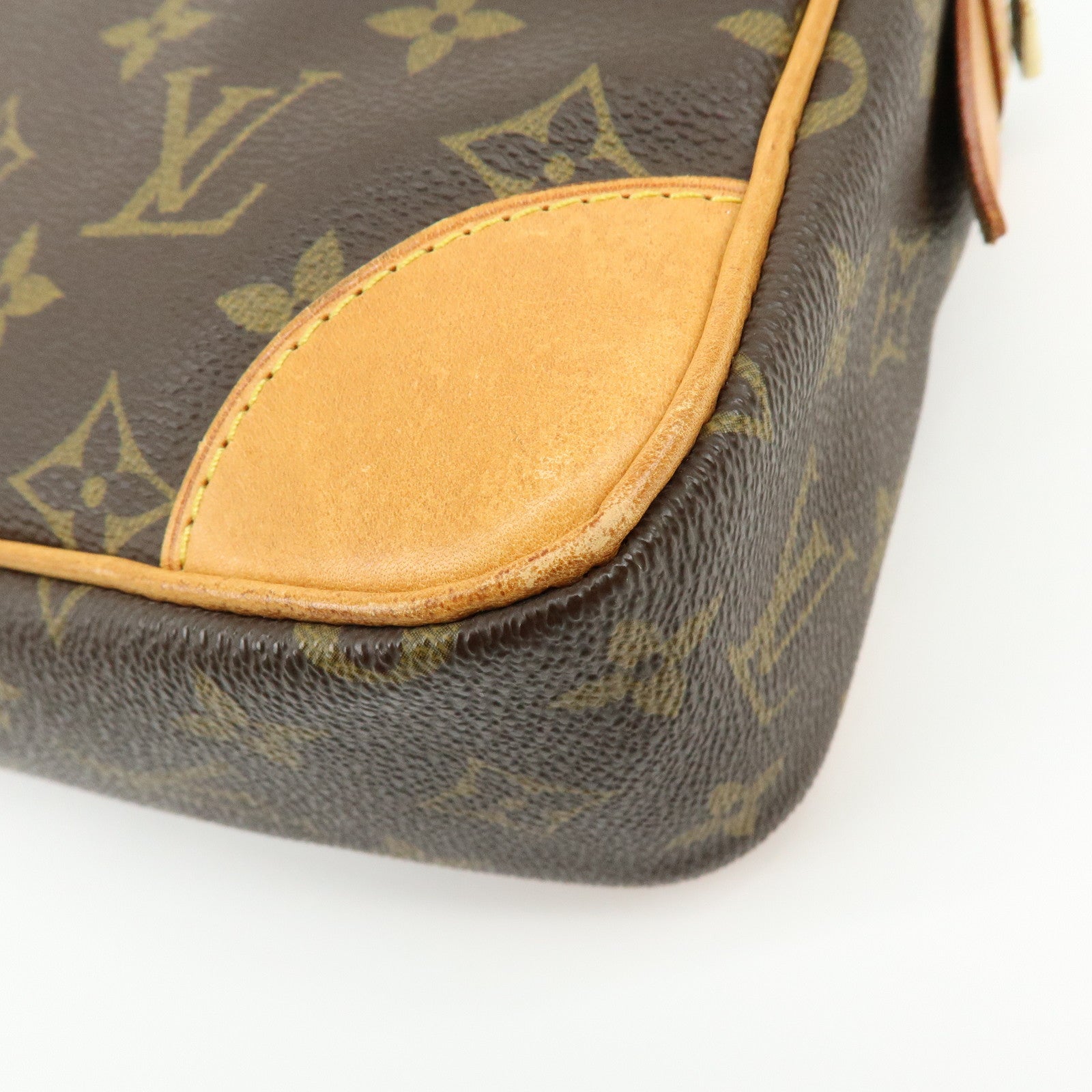 Louis Vuitton Monogram Compiegne 28 Pouch Clutch Bag Brown M51845