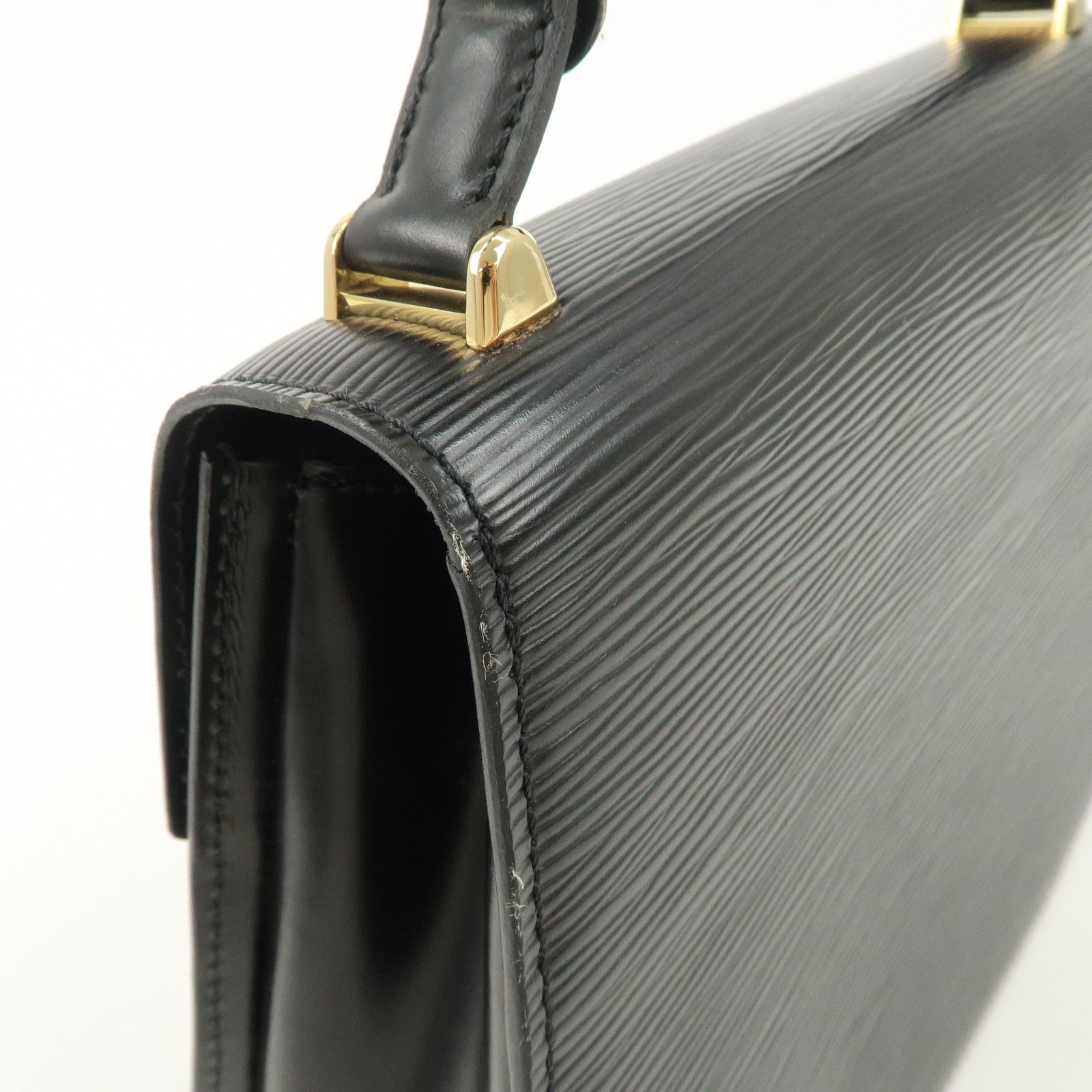 Louis Vuitton Epi Tilsit Shoulder Bag Hand Bag Noir M52482