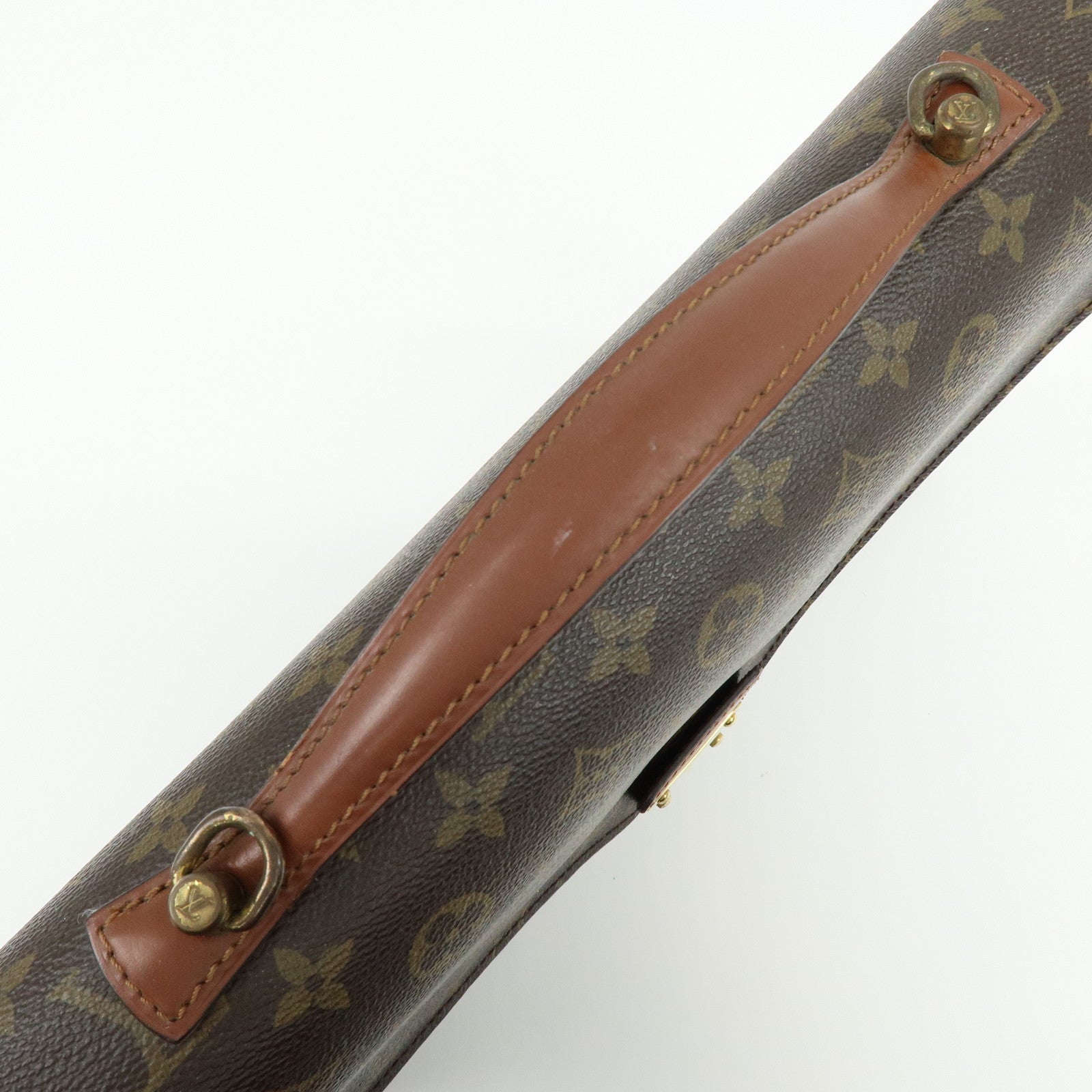 Louis Vuitton Monogram Porte Documents Bandoulière Brown M53338
