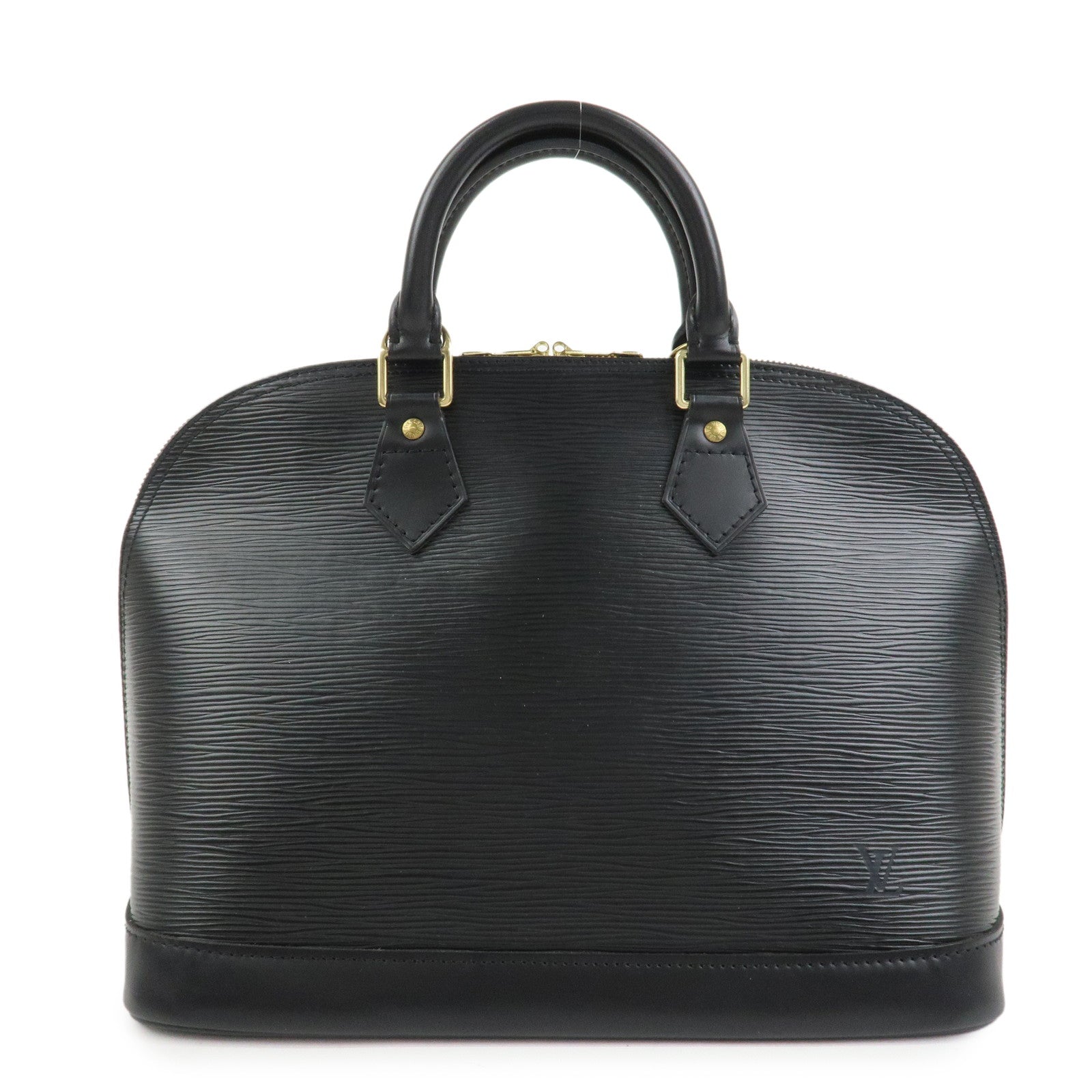 Louis Vuitton Epi Leather Alma PM Hand Bag Noir Black M52142