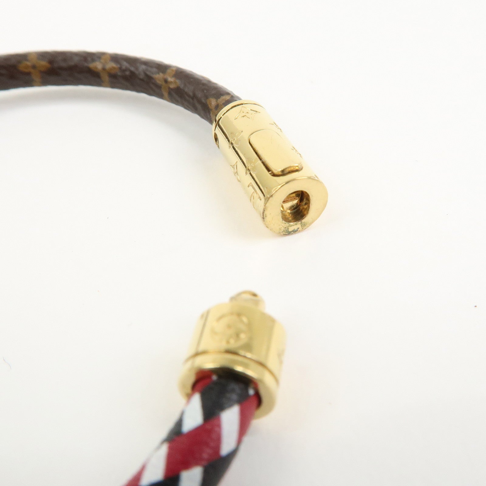 Louis Vuitton Monogram Bracelet Daily Escape Brown Multicolor M8010