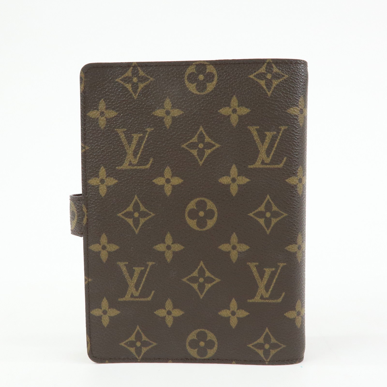Louis Vuitton Monogram Agenda MM Planner Cover Brown R20105
