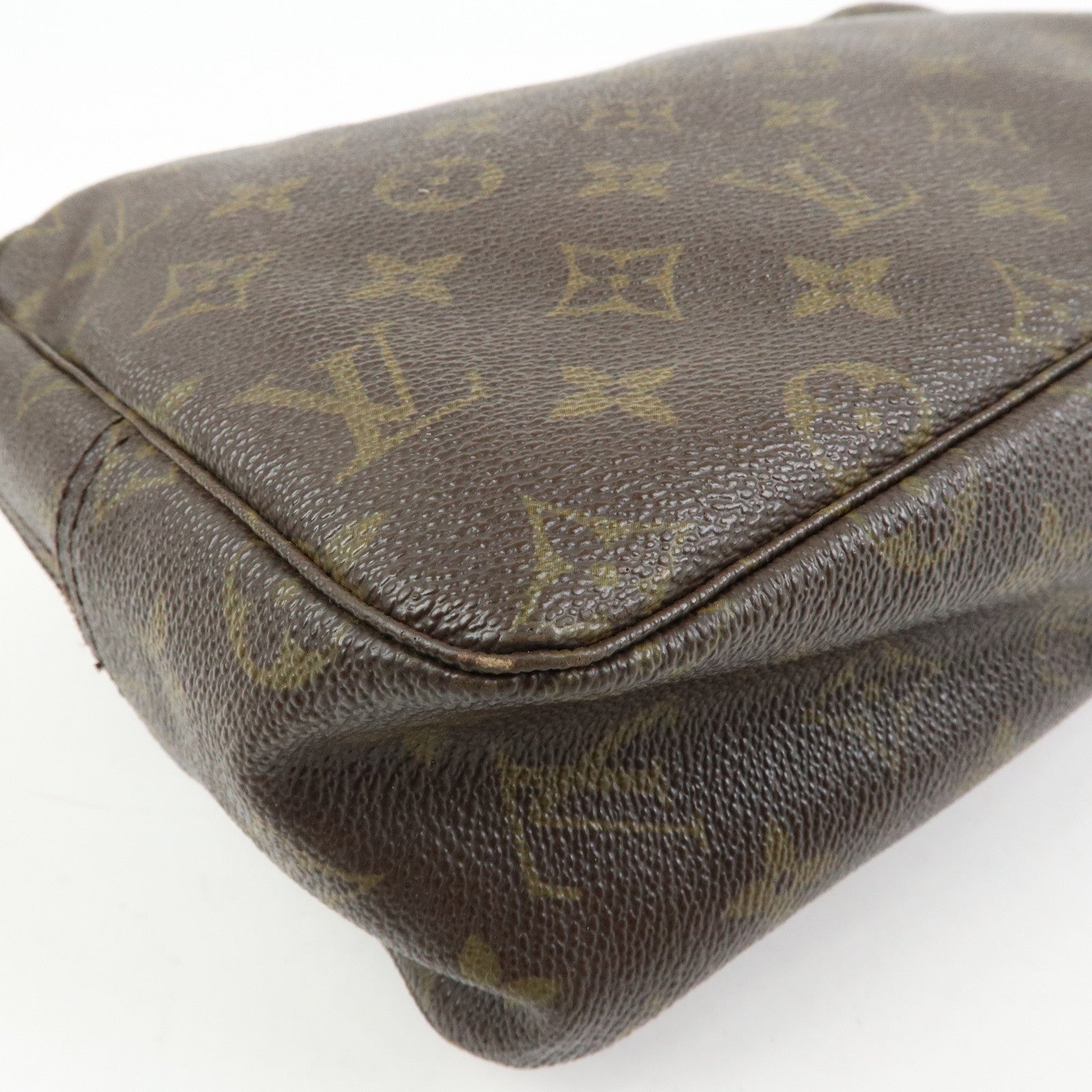 Louis Vuitton Monogram Trousse Toilette 28 Pouch Brown M47522
