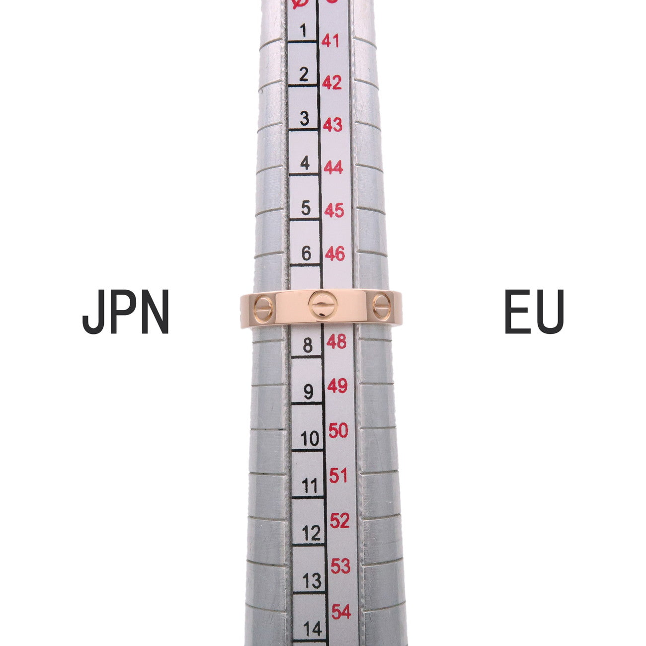 Cartier Mini Love Ring K18 750PG Rose Gold #47 US4.5 EU47 HK9