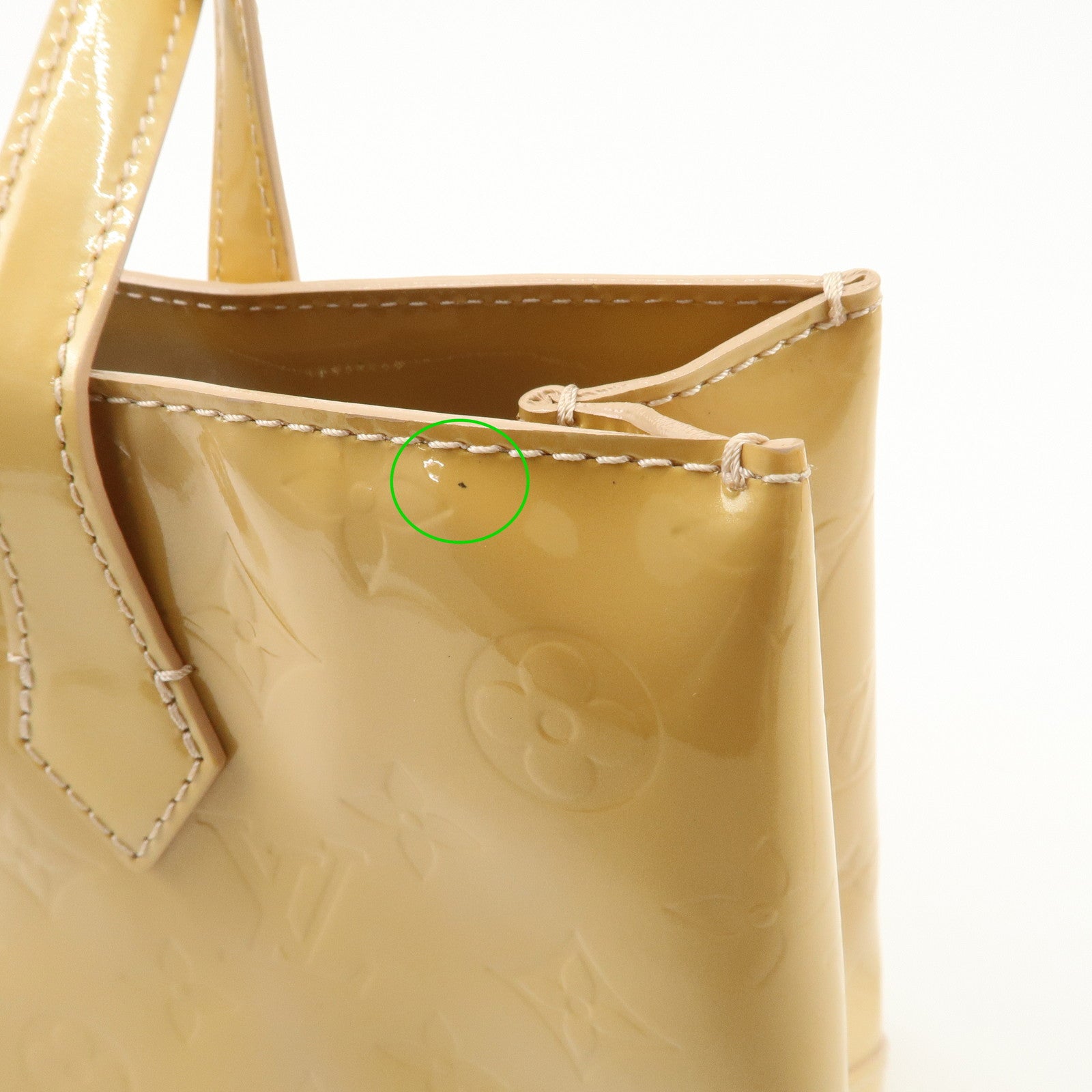Louis Vuitton Monogram Vernis Wilshire PM Hand Bag M91642 Used
