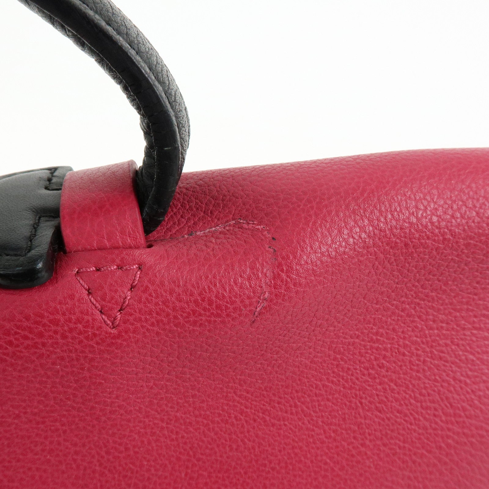 Louis Vuitton Lockme PM Leather Hand Shoulder Bag Fuchsia M50360